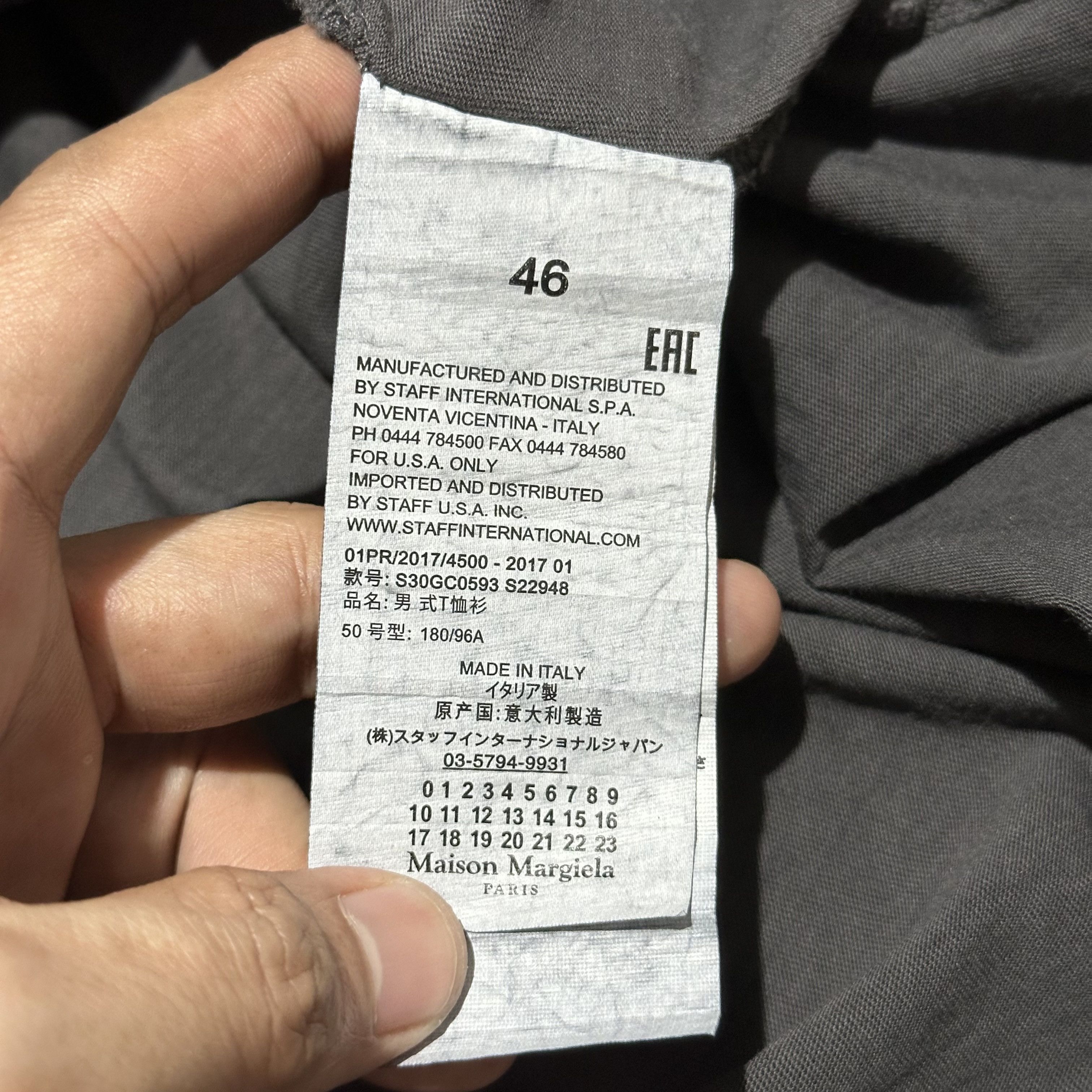 Maison Margiela Maison Margiela Tee Size US S / EU 44-46 / 1 - 5 Thumbnail