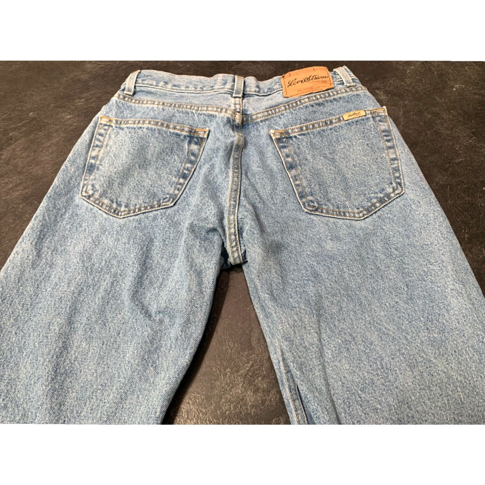 Levi's Mens Levi's Blue Slim Fit Mid Rise Jeans 32x30 Size US 32 / EU 48 - 2 Thumbnail