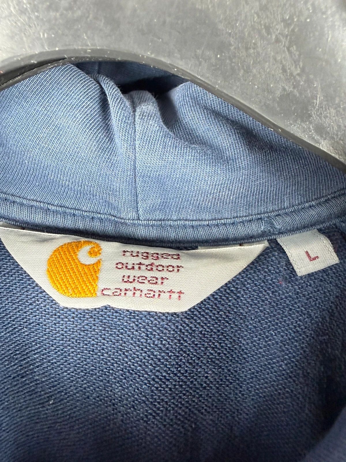 Carhartt Wip Carhartt Chase Zip Hoodie Destroyed Sun Faded size L Size US L / EU 52-54 / 3 - 3 Thumbnail