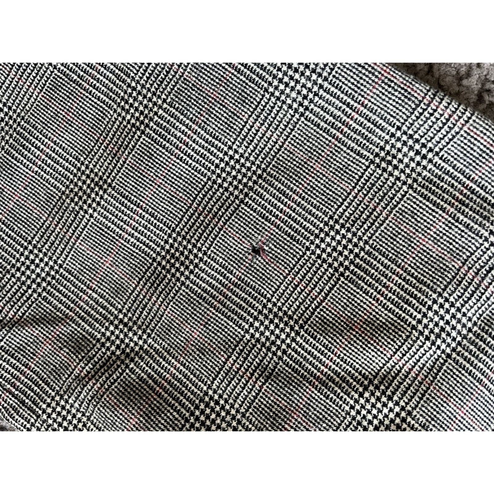 Brooks Brothers BROOKS BROTHERS Pants Womens 6 Multicolor Black Gray Plaid Crop Straight Inseam 27 In Colorful 90s? Size 28" / US 6 / IT 42 - 7 Thumbnail