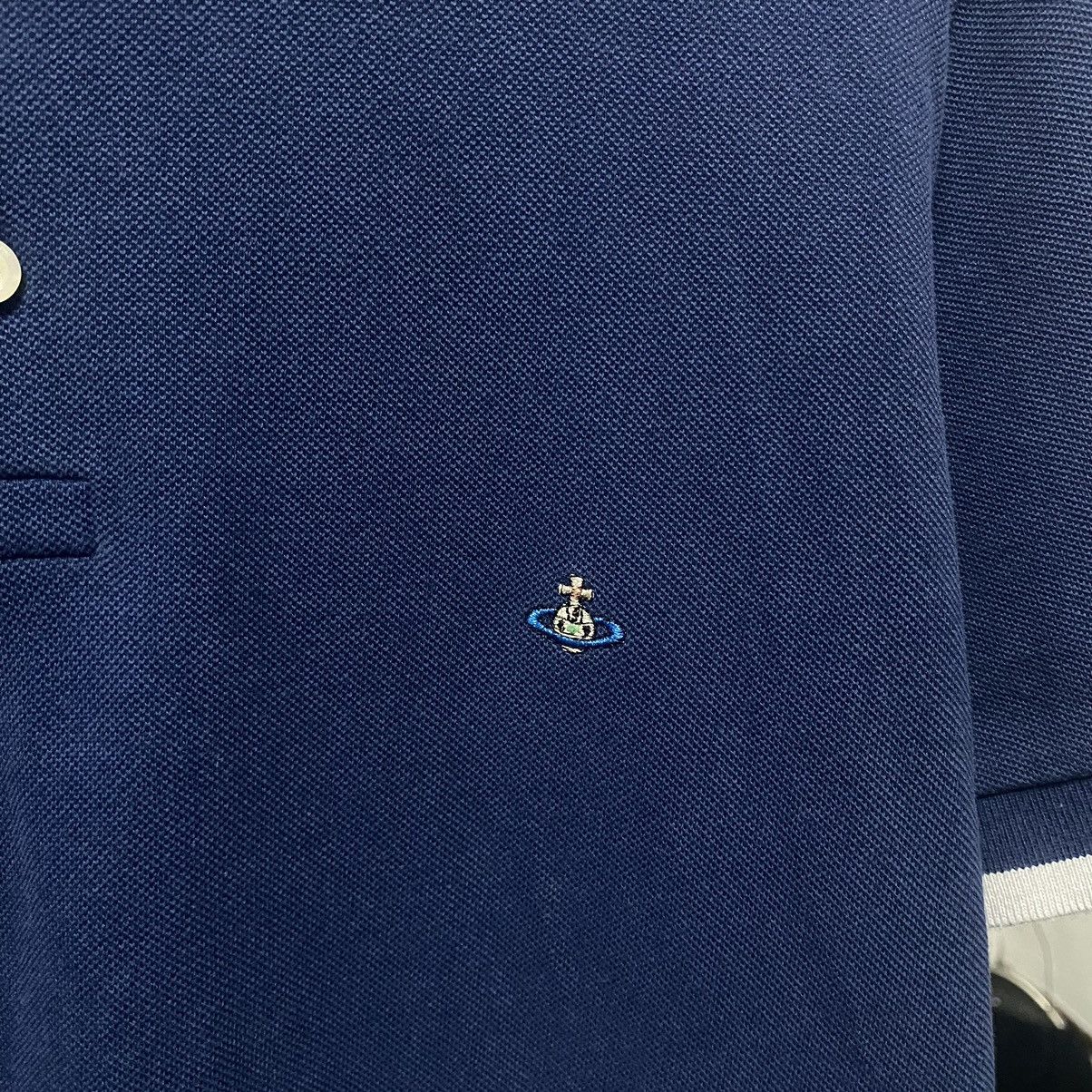 Vivienne Westwood Vivienne Westwood Polo T-Shirt Blue Orb Logo Size US XL / EU 56 / 4 - 5 Thumbnail