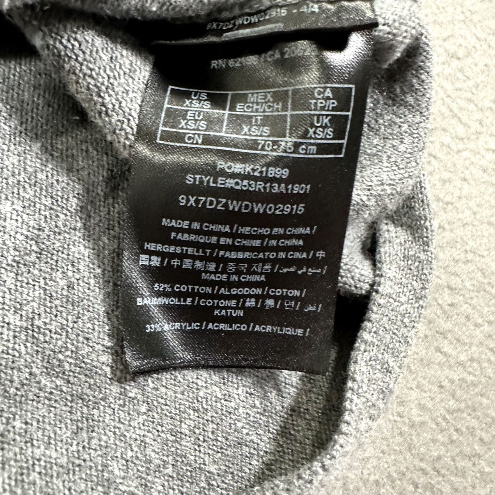 Guess Guess Cardigan Sweater Womens XS Gray Belted 3/4 Sleeve Turtle Neck Wrap EUC Size XS / US 0-2 / IT 36-38 - 4 Thumbnail