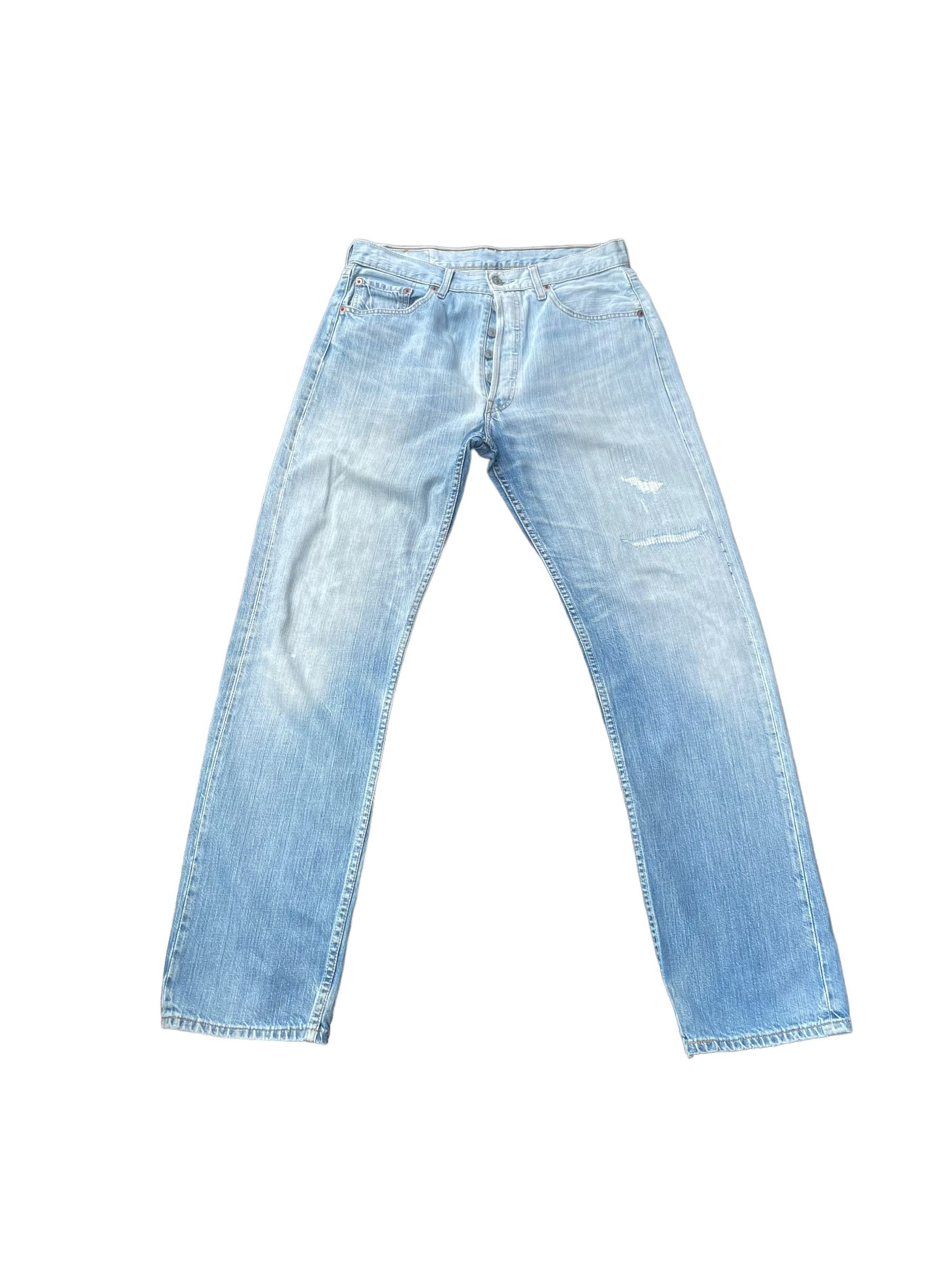 Vintage Levis 501 e 2005 Light Wash Blue