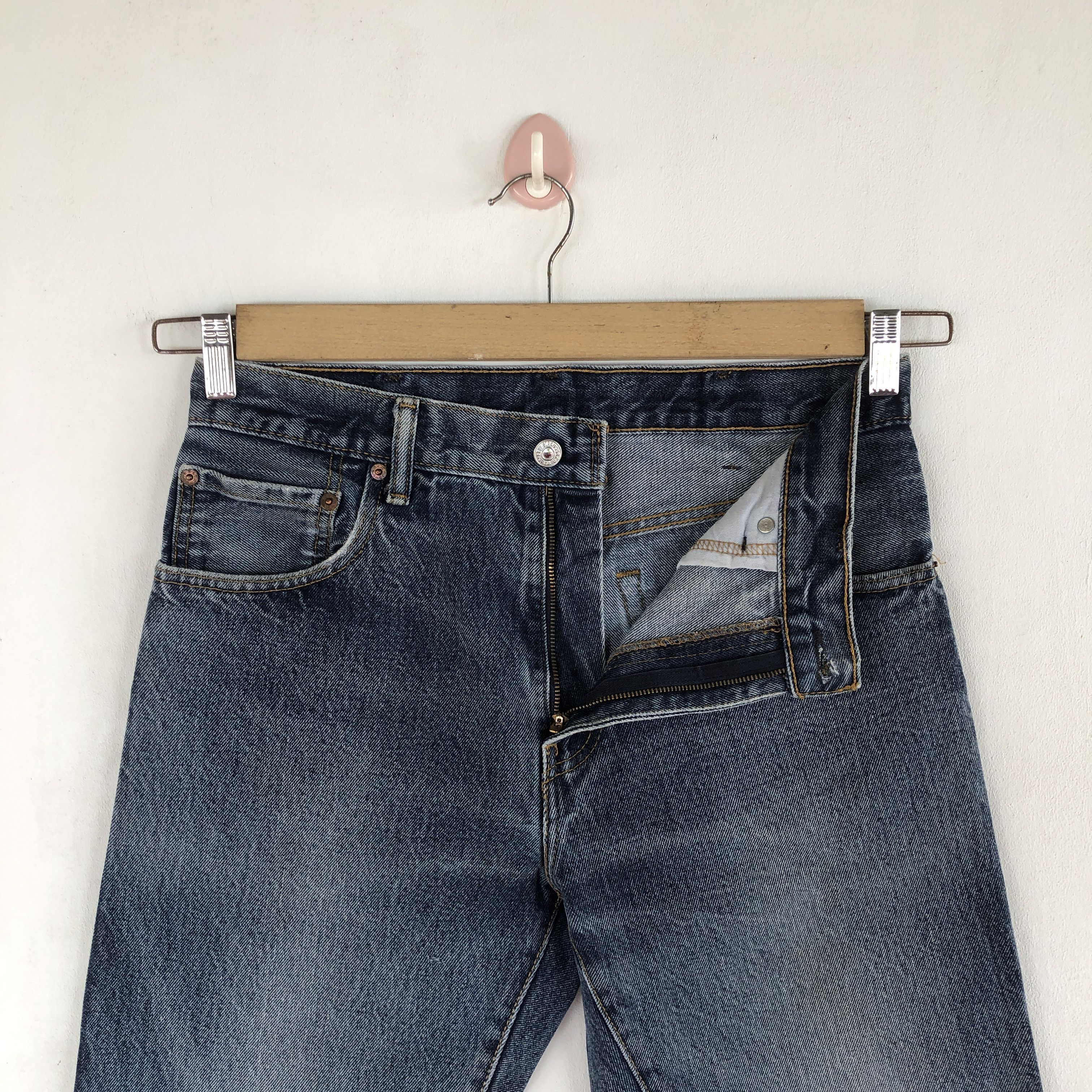 Levi's Vintage 90s Levis 550 Jeans Faded Light Wash Levi's Denim Size US 30 / EU 46 - 5 Thumbnail