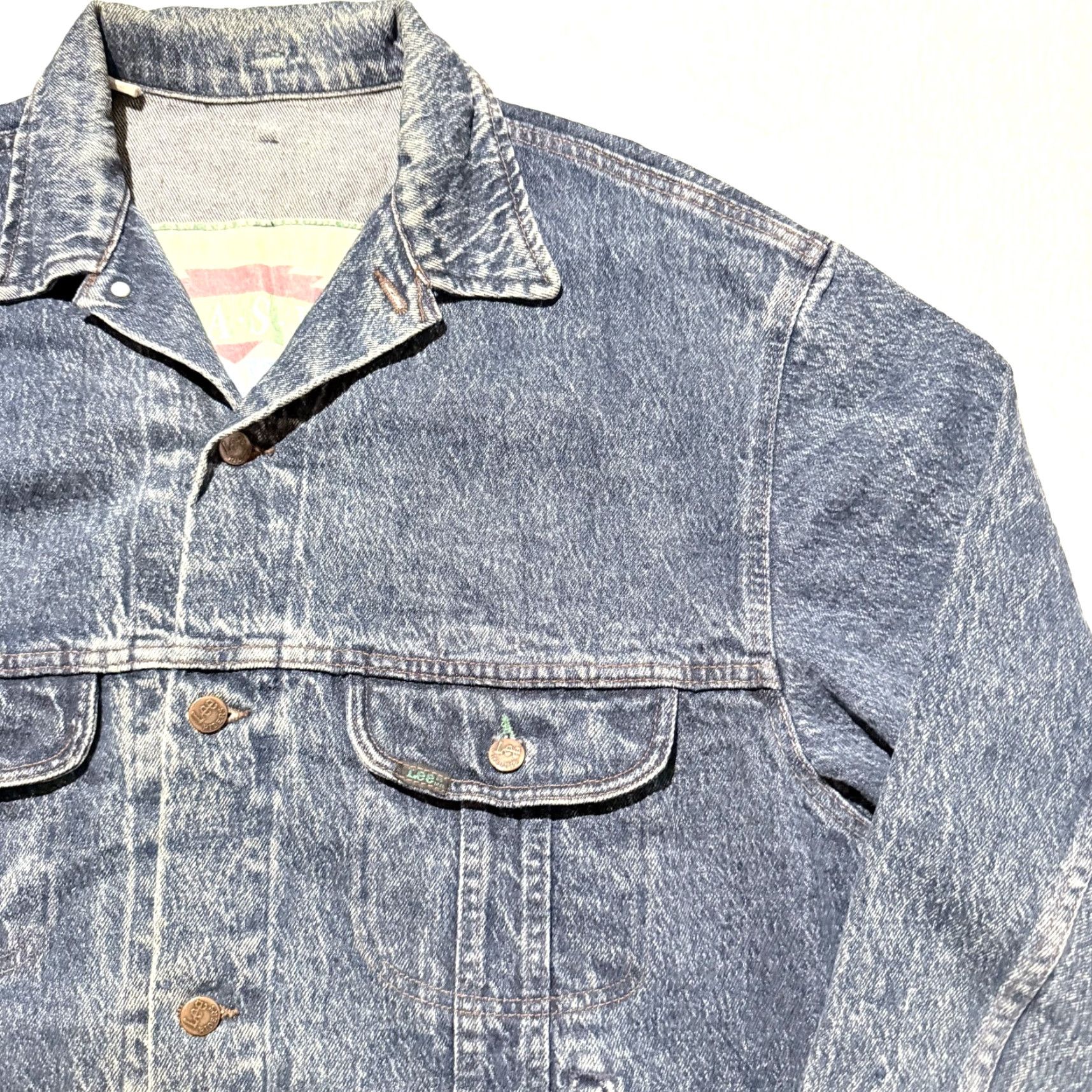 Lee VINTAGE Lee Jackets Trucker Jacket Men Blue XS? No, size L. Size US L / EU 52-54 / 3 - 5 Thumbnail