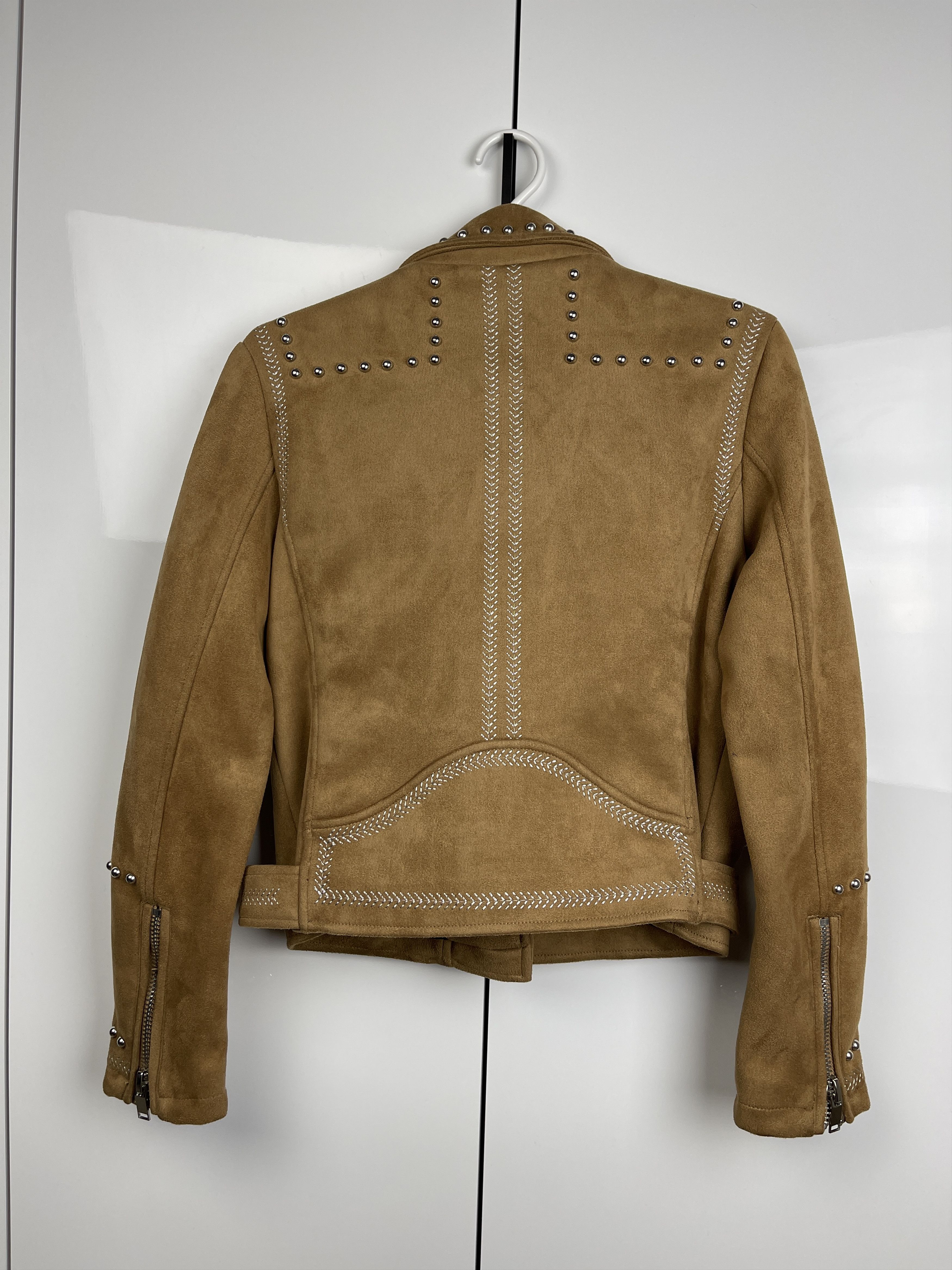 Zara Zara Moto Biker Jacket Size S / US 4 / IT 40 - 3 Thumbnail