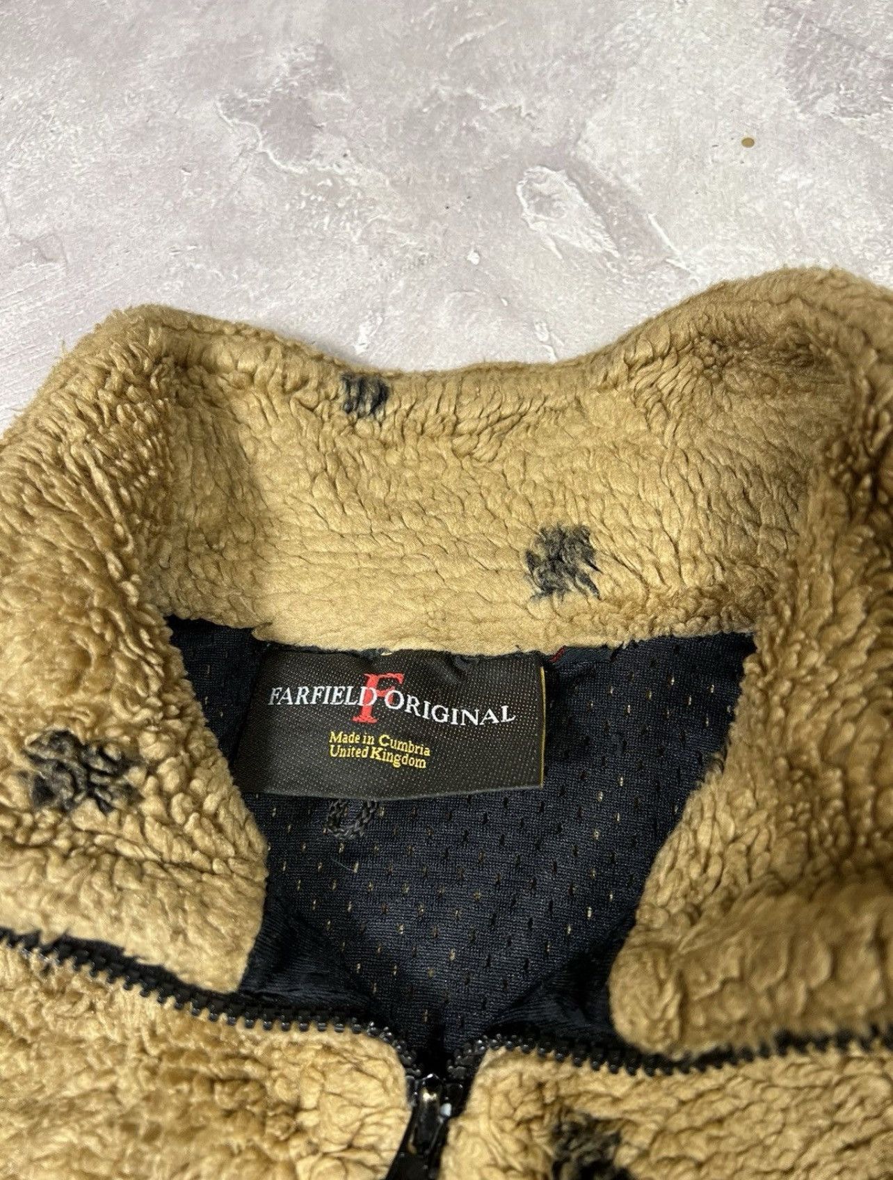 If Six Was Nine × Le Grande Bleu (L.G.B.) Vintage 90s Fur Y2k Zip Sherpa Size US M / EU 48-50 / 2 - 5 Thumbnail