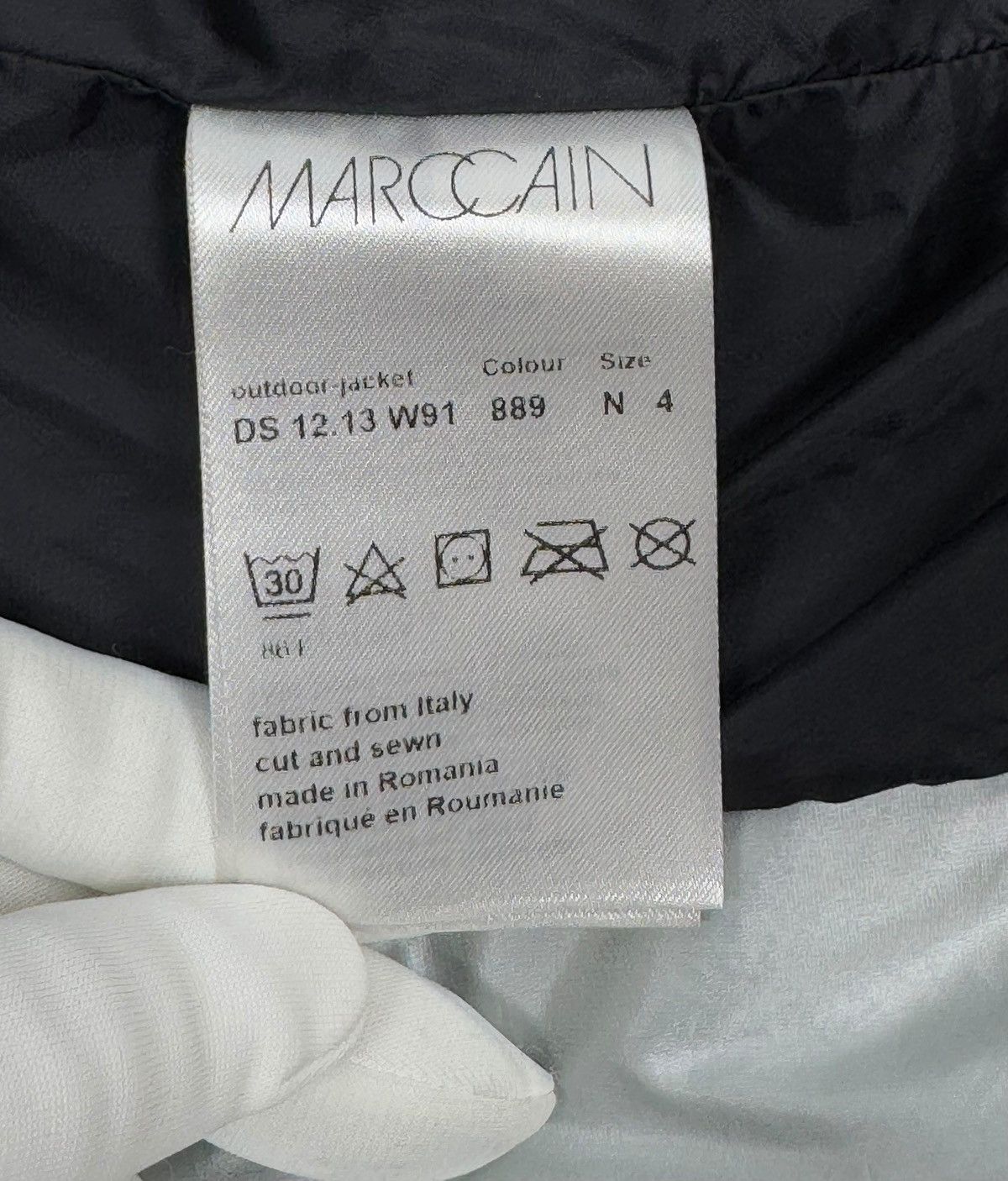 Other Marc Cain Down Puffer Jacket Quilted High-Neck size 4 Size L / US 10 / IT 46 - 16 Thumbnail