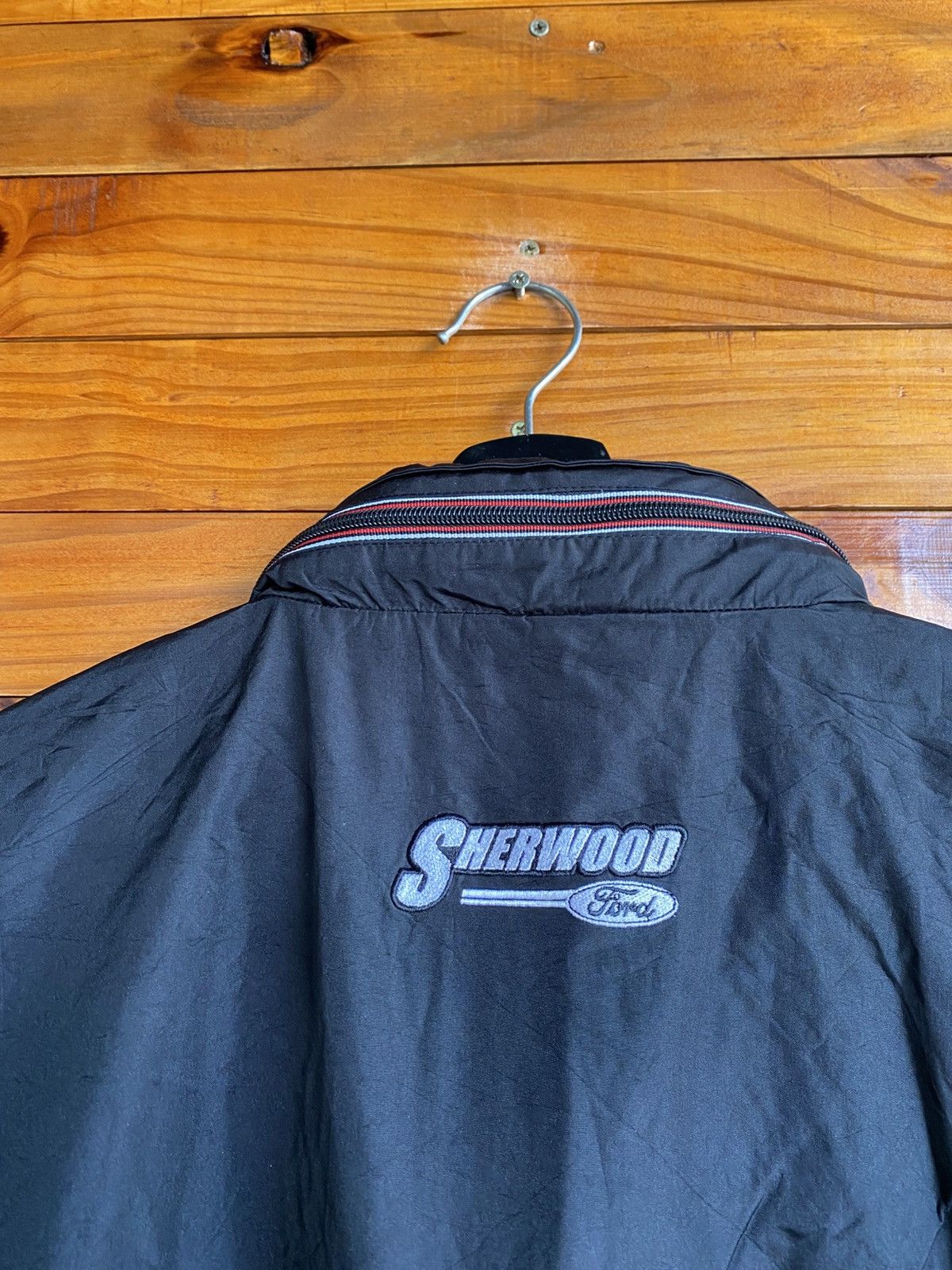 Vintage Choko Authentics Sherwood Ford Black Jacket Vintage Outdoor Size US XL / EU 56 / 4 - 10 Thumbnail