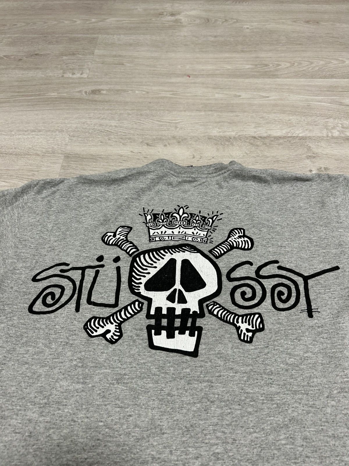 Stussy Vintage Stussy big logo skull T-shirt size S Size US S / EU 44-46 / 1 - 2 Thumbnail