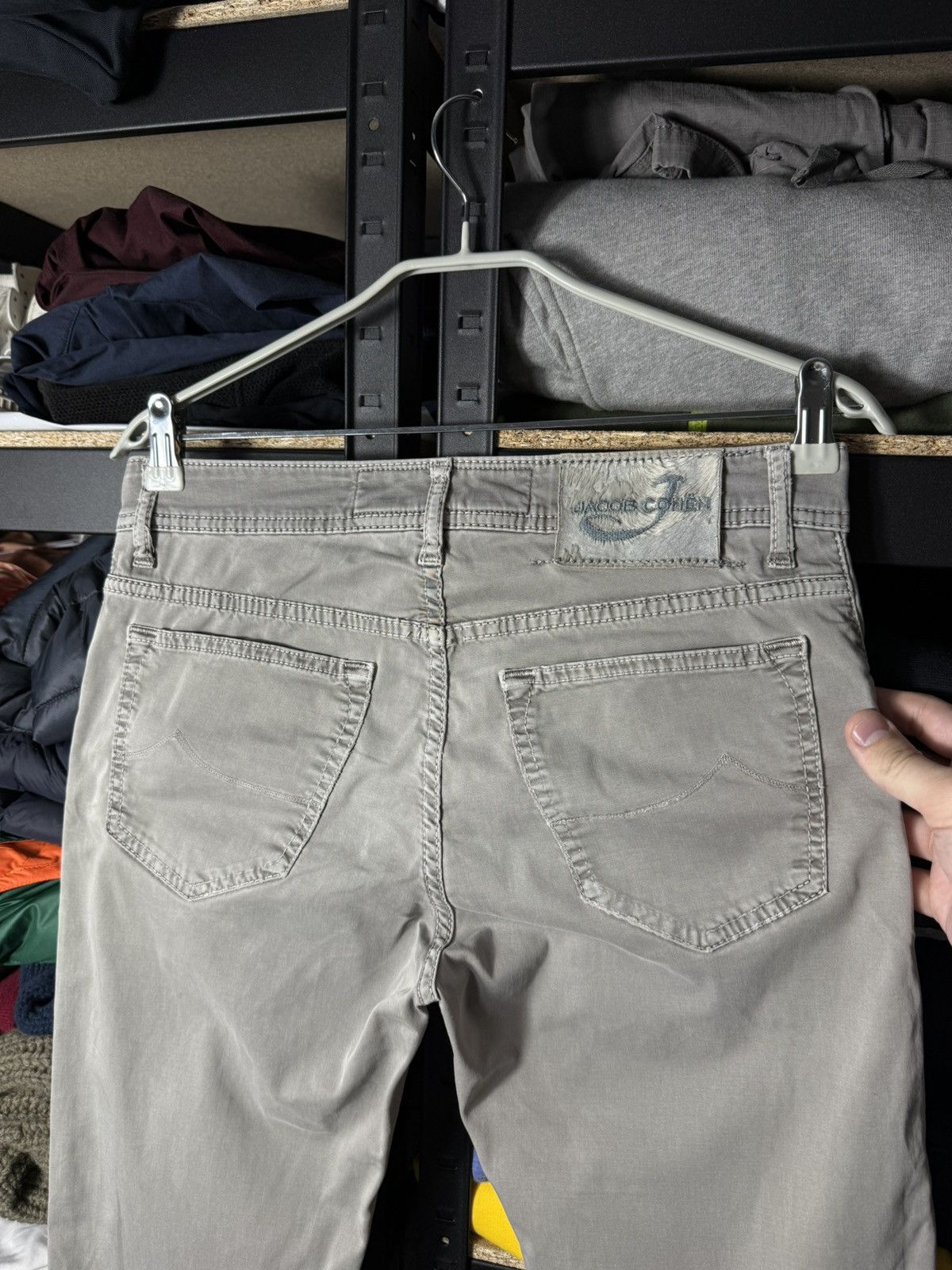 Jacob Cohen Jacob Cohen Jeans Grey Slim Fit Designer Denim Stretch Pants Size US 31 - 6 Thumbnail