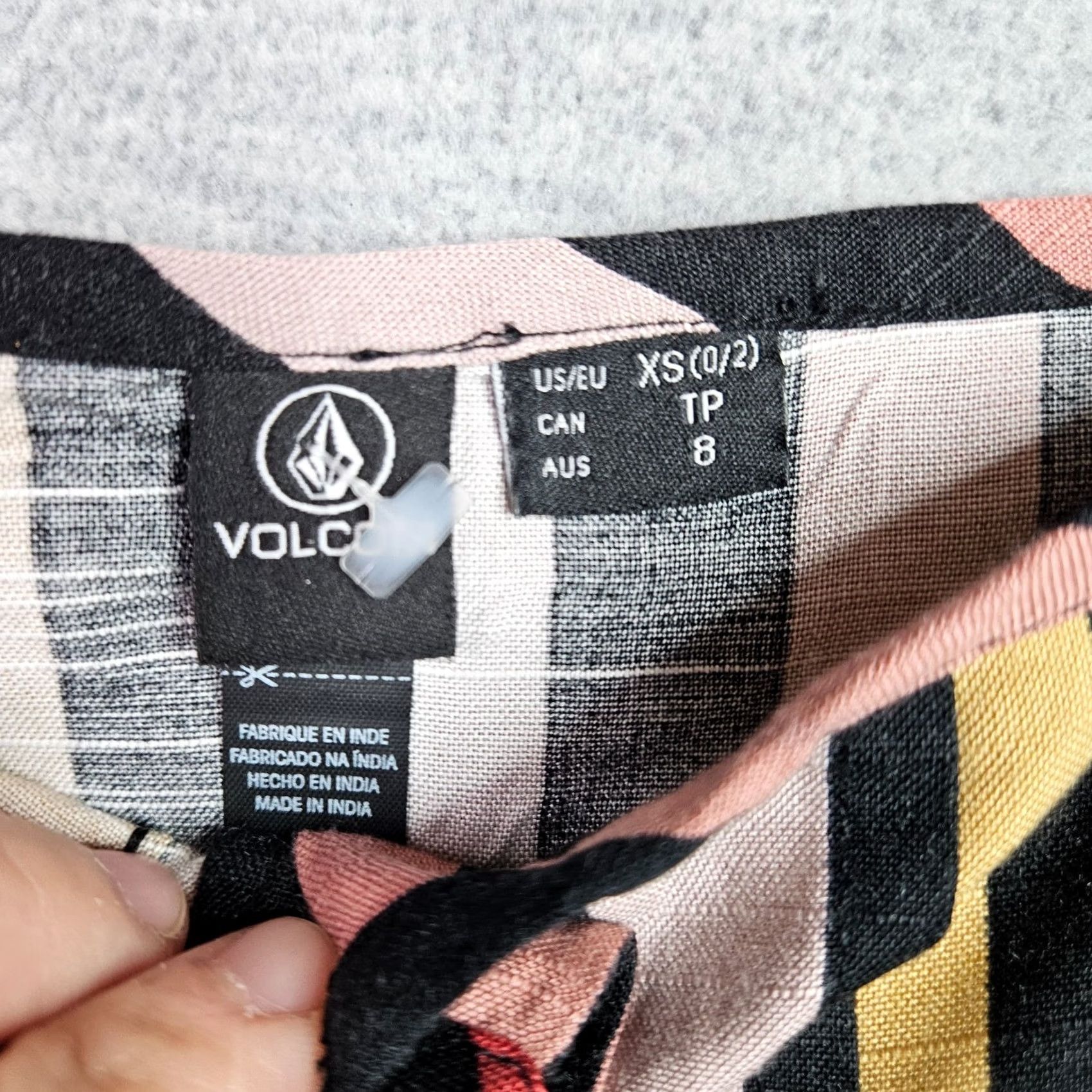 Volcom Volcom Cami Crop Top XS Striped Button Front NWT Size XS / US 0-2 / IT 36-38 - 5 Thumbnail