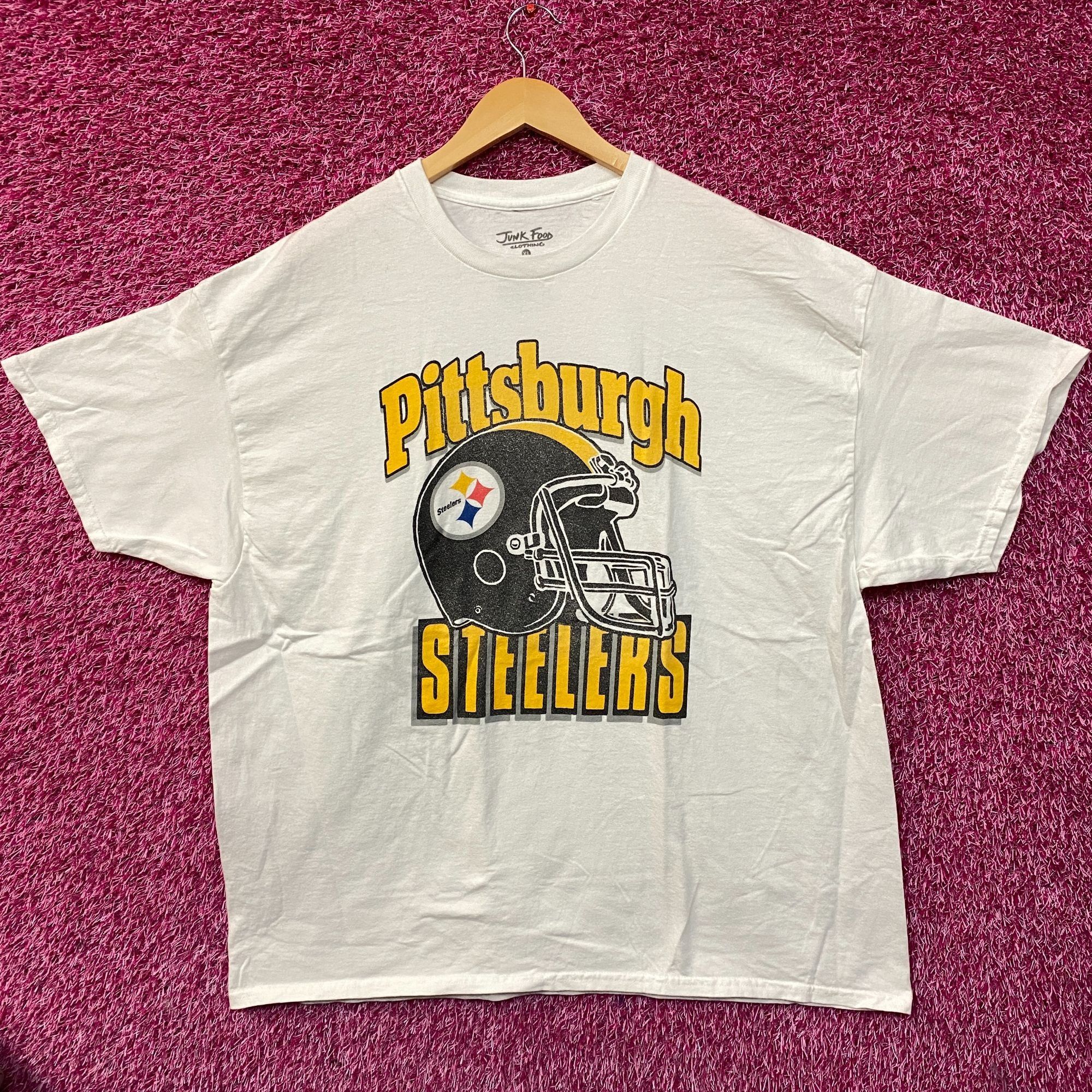 Junk Food Junk Food Pittsburgh Steelers Football Helmet Logo T-Shirt X Size US XL / EU 56 / 4 - 1 Thumbnail