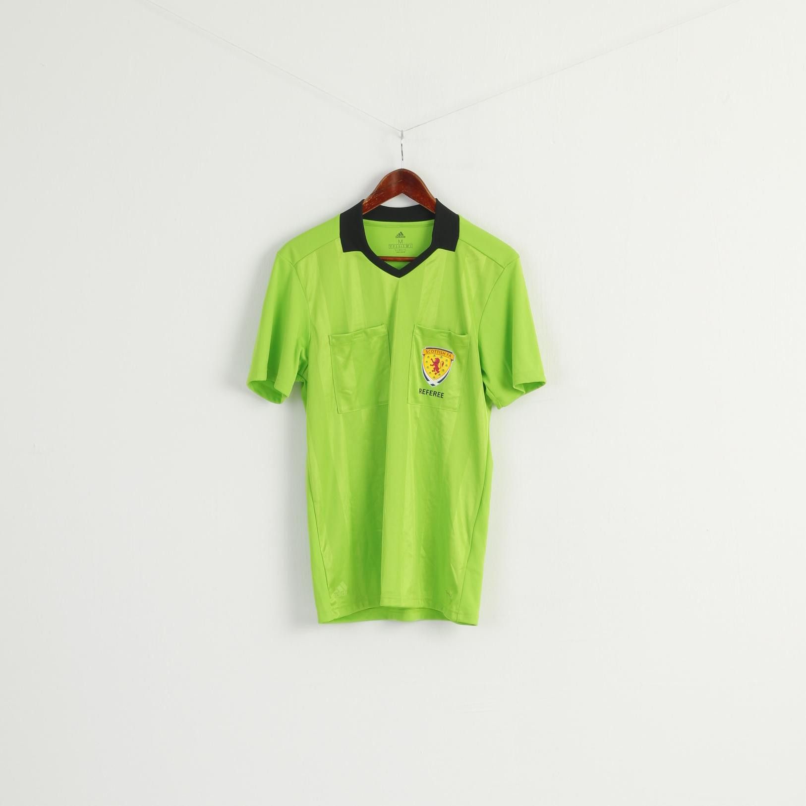 Adidas Adidas Men M Shirt Green Scottish FA Referee 8841 Size US M / EU 48-50 / 2 - 1 Thumbnail