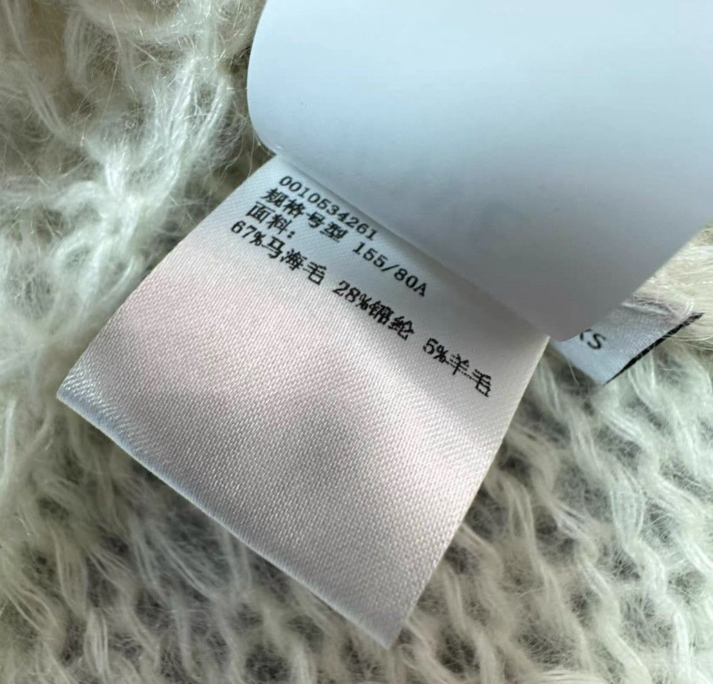 Loewe Loewe White knit cardigan, big logo design Size XS / US 0-2 / IT 36-38 - 8 Thumbnail