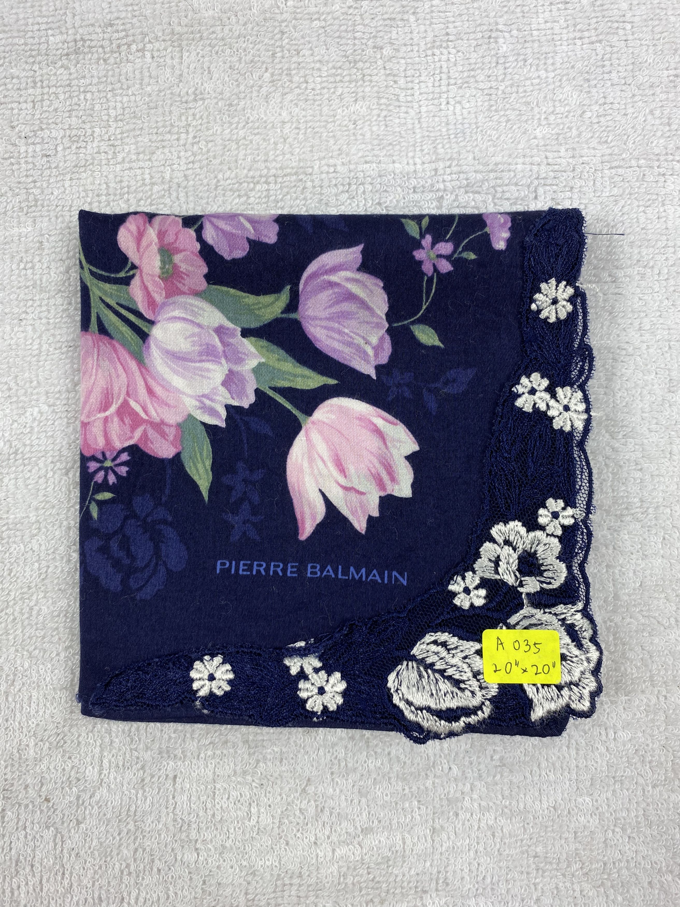 Pierre Balmain × Vintage Pierre Balmain Handkerchief / Bandana / Neckerchief Size ONE SIZE - 6 Thumbnail