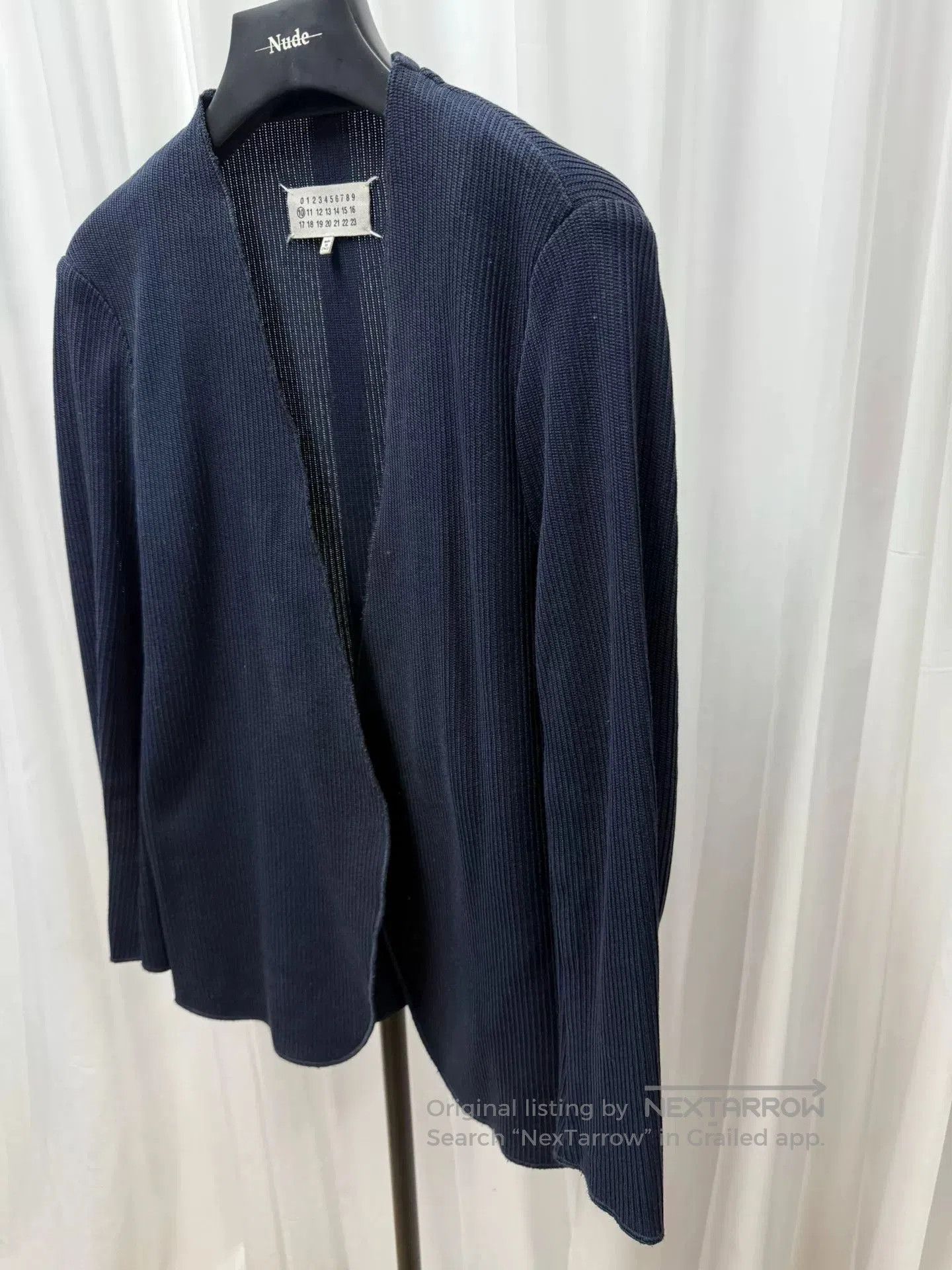 Maison Margiela Maison Margiela Collarless Knit Blazer. Size US S / EU 44-46 / 1 - 2 Thumbnail