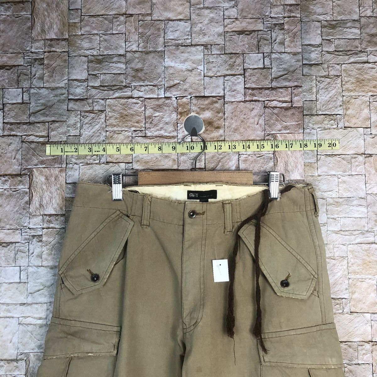 Japanese Brand CnCv Brown Cargo utility tactical Multipocket Pants #A747 Size US 31 - 4 Thumbnail