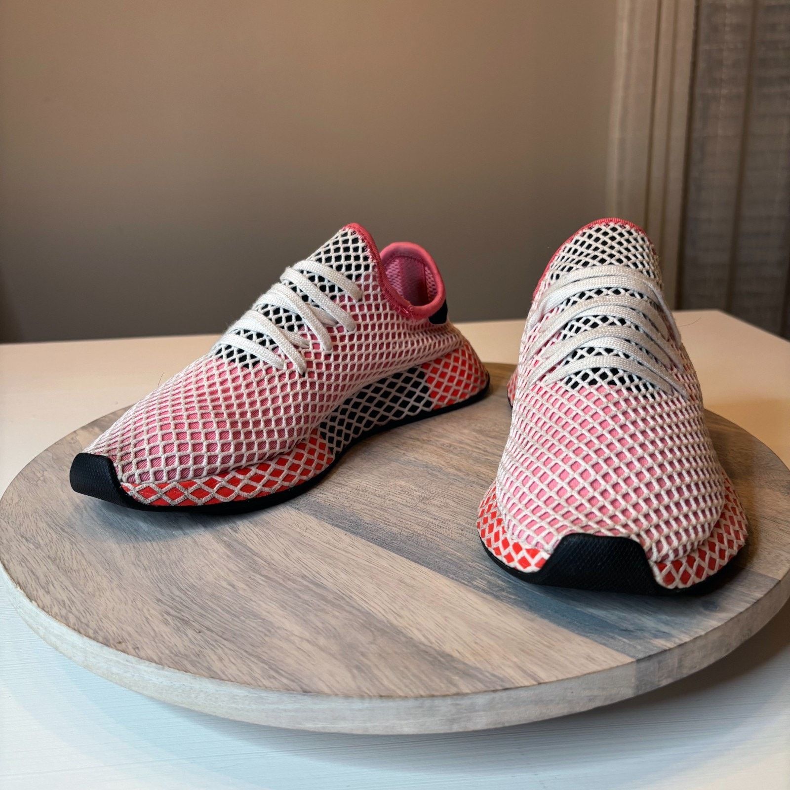 Adidas Adidas Deerupt Runner Grid Sneakers Lightweight Casual Sz 10 Size US 10 / IT 40 - 3 Thumbnail