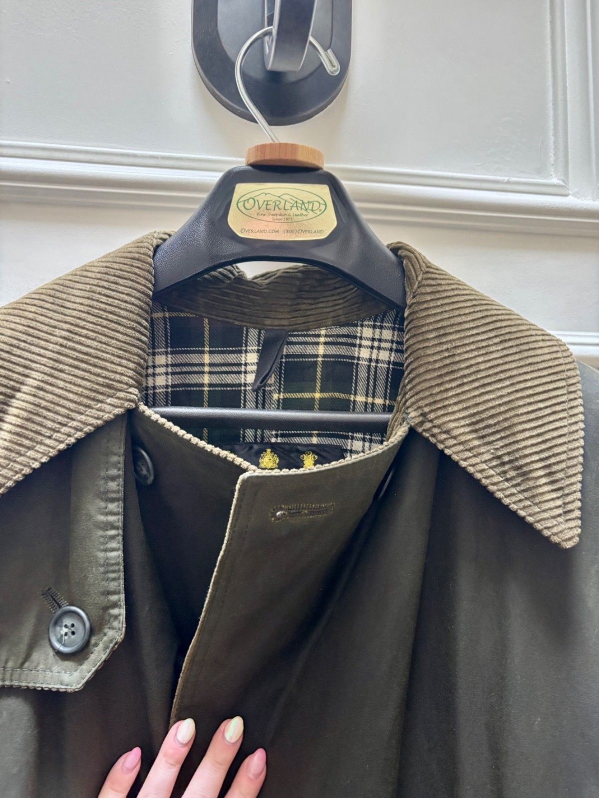 Barbour Limited Edition Vintage '94 A600 Sage Barbour Trench Coat Size US XL / EU 56 / 4 - 11 Thumbnail