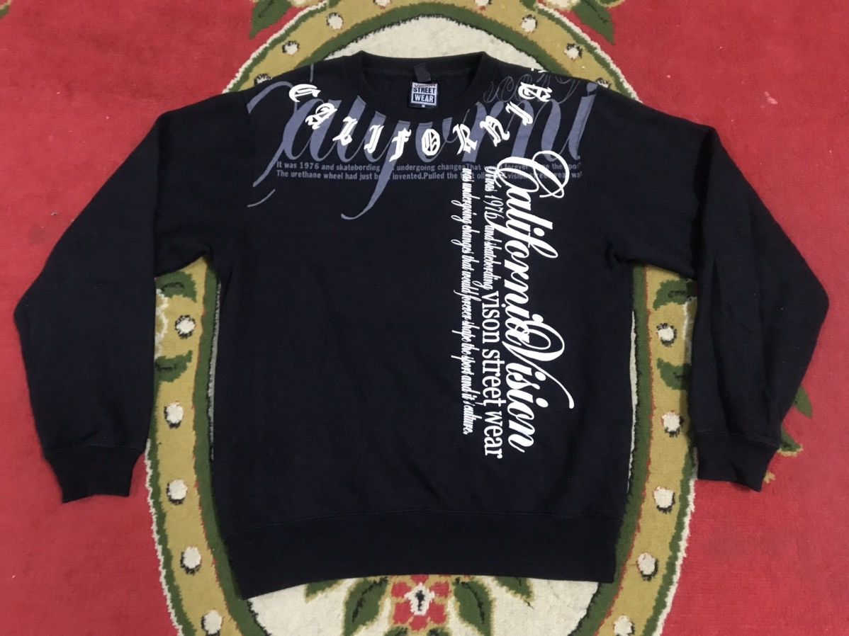 Vintage × Vision Streetwear VISION STREET WEAR SWEATSHIRT Size US M / EU 48-50 / 2 - 1 Thumbnail