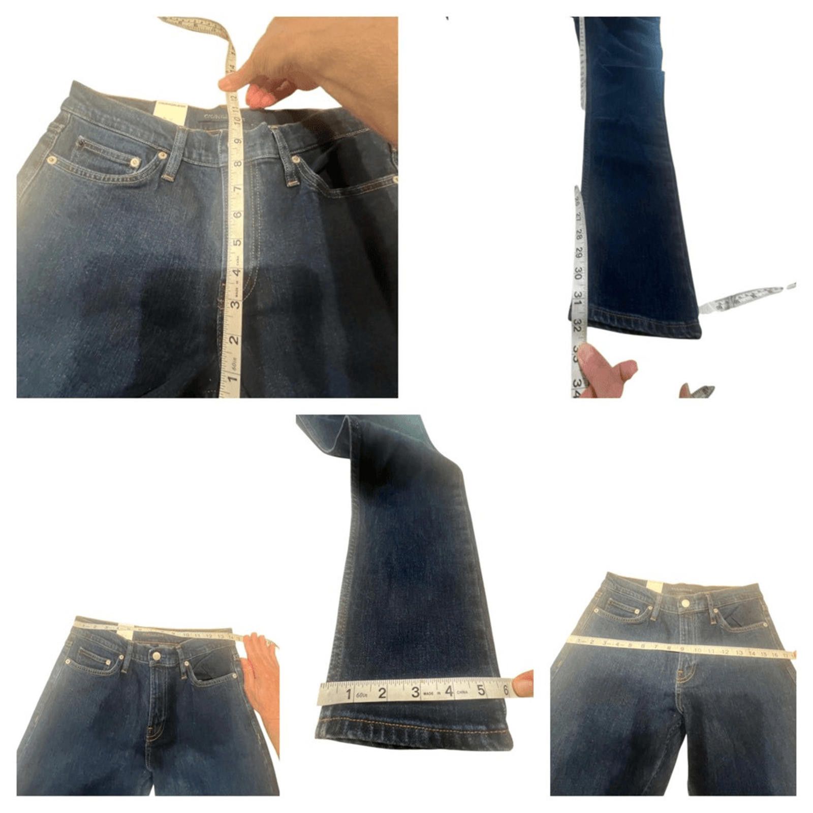 Calvin Klein Calvin Klein Womans Mid Rise Slim Jeans Sz 27/32 NWT Size 27" / US 4 / IT 40 - 6 Thumbnail