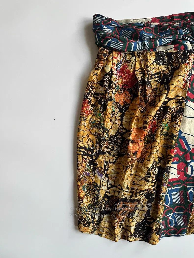 Dries Van Noten Dries Van Noten Oil Painting Mini Skirt Size 35" - 4 Thumbnail