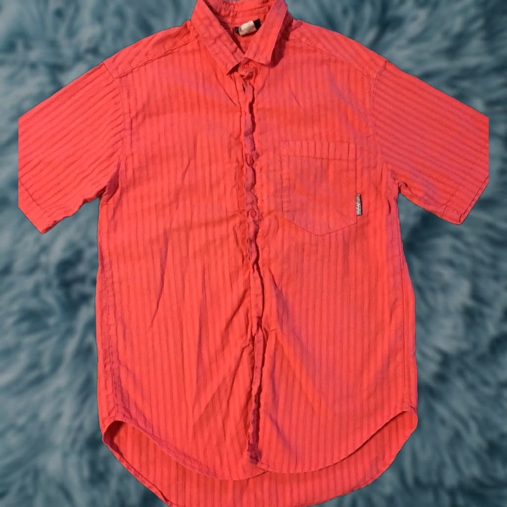 Quiksilver VINTAGE Quiksilver Shirt M Red Button-Up Short Sleeve Collared 70s 80s Grunge Vaporwave Surf Beach Casual Mens Size US M / EU 48-50 / 2 - 1 Thumbnail