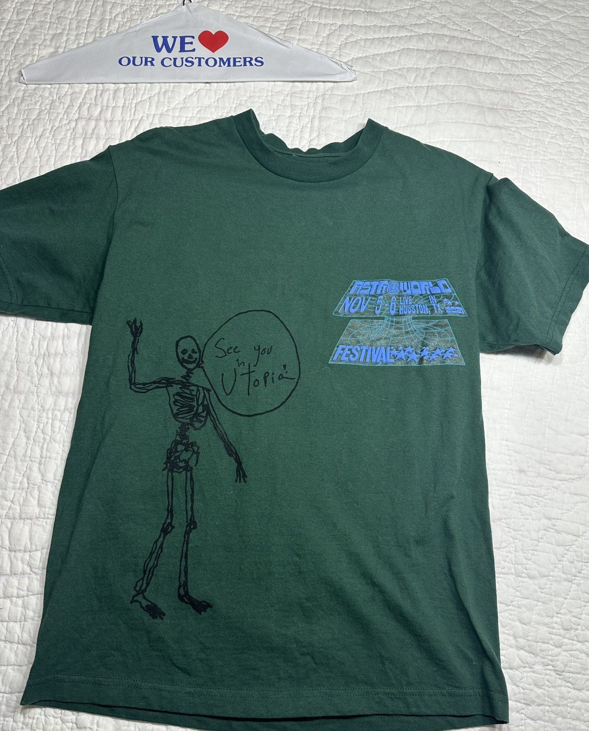 Travis Scott TRAVIS SCOTT “SEE YOU IN UTOPIA” ASTROFEST TEE- NEW SMALL Size US S / EU 44-46 / 1 - 1 Thumbnail