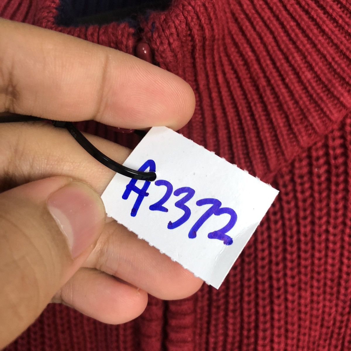 Vintage Bear Red surf sweater Sweatshirt #A2372 Size US M / EU 48-50 / 2 - 10 Thumbnail
