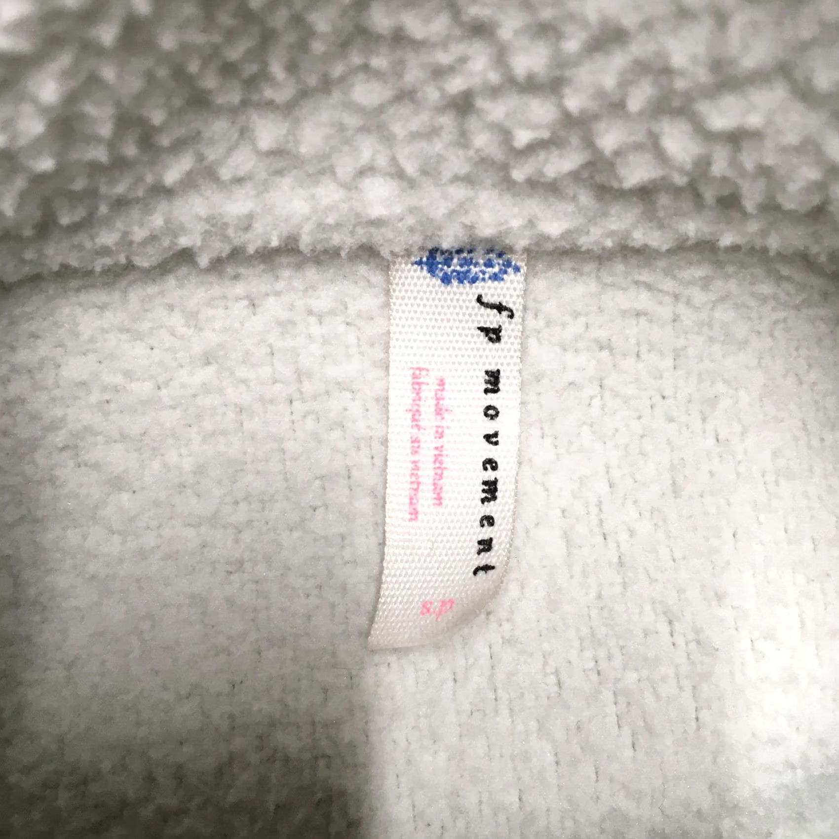 Vintage FP Movement Jacket Womens Small White Fleece Sherpa Cropped Full Zip Pockets Size S / US 4 / IT 40 - 7 Thumbnail