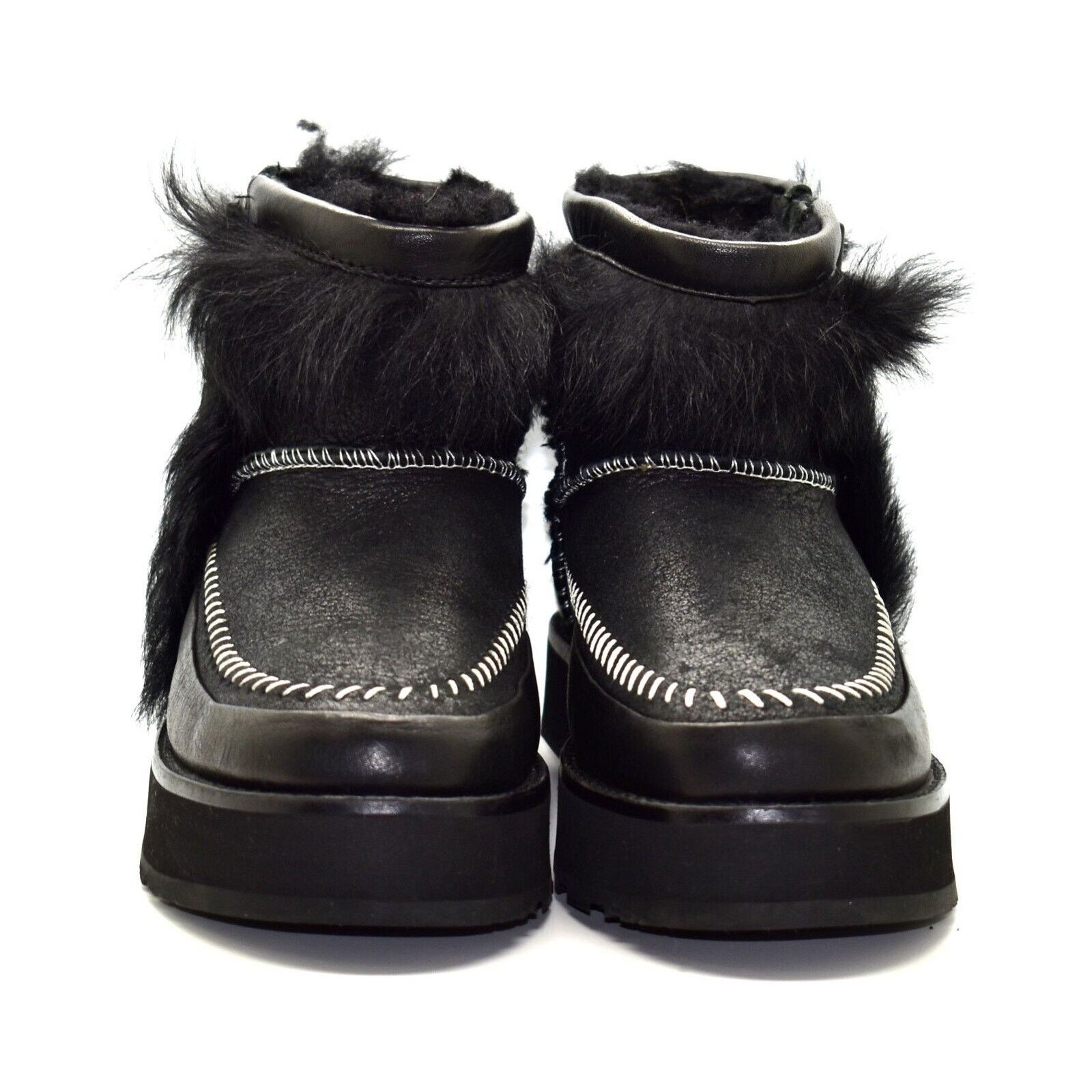 Ugg C0 UGG Black Toscana Sheepskin Fluff Punk Boots 1102950 Sz 6 Size US 6 / IT 36 - 4 Thumbnail