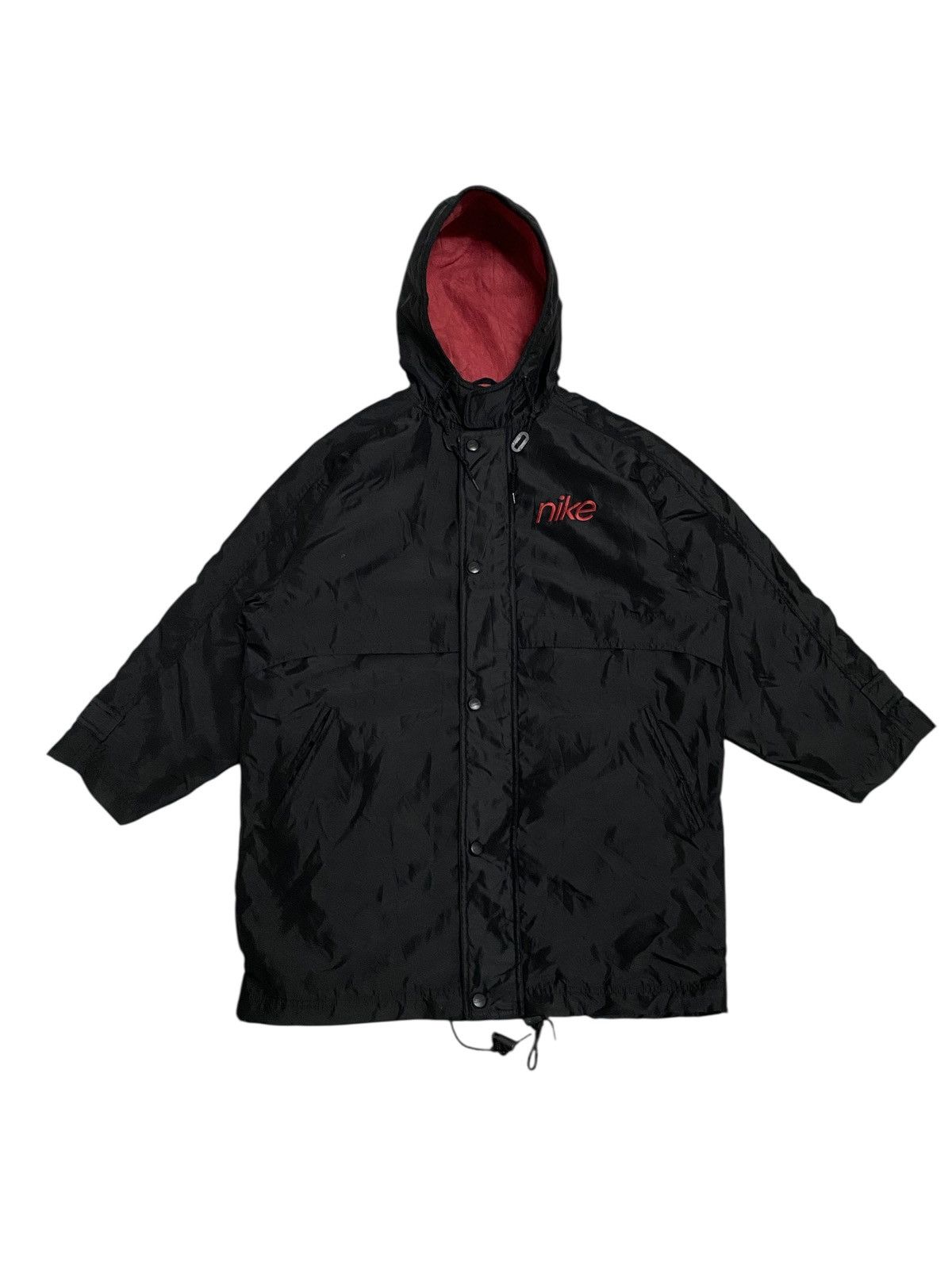 Nike × Sports Specialties × Vintage Vintage 90s Nike Swoosh Down Hoodies Jacket Kids Size US M / EU 48-50 / 2 - 2 Thumbnail