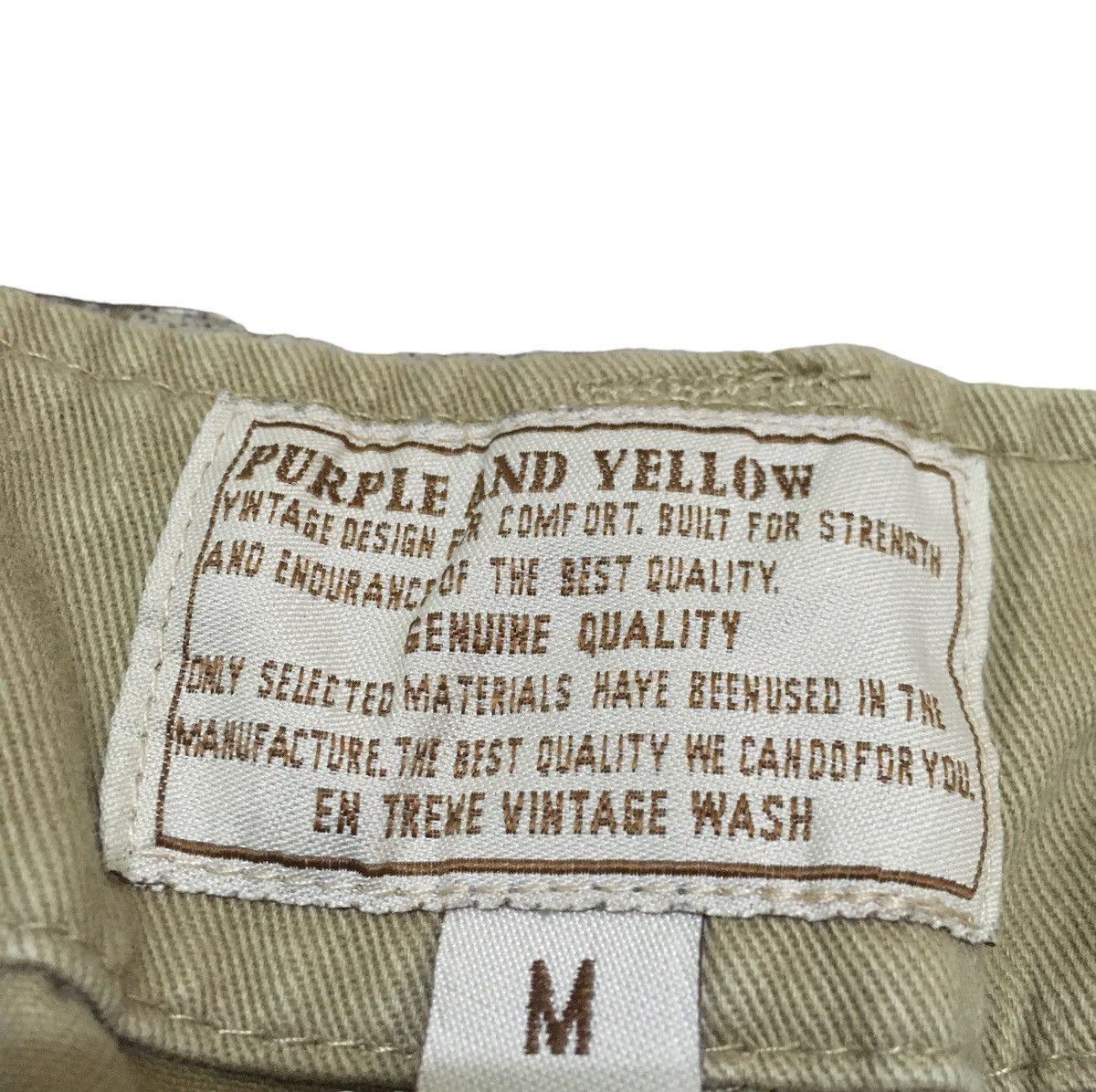 If Six Was Nine × Japanese Brand Rare Design Vintage Yellow And Purple Tactical Pants 1990s Size US 30 / EU 46 - 7 Thumbnail