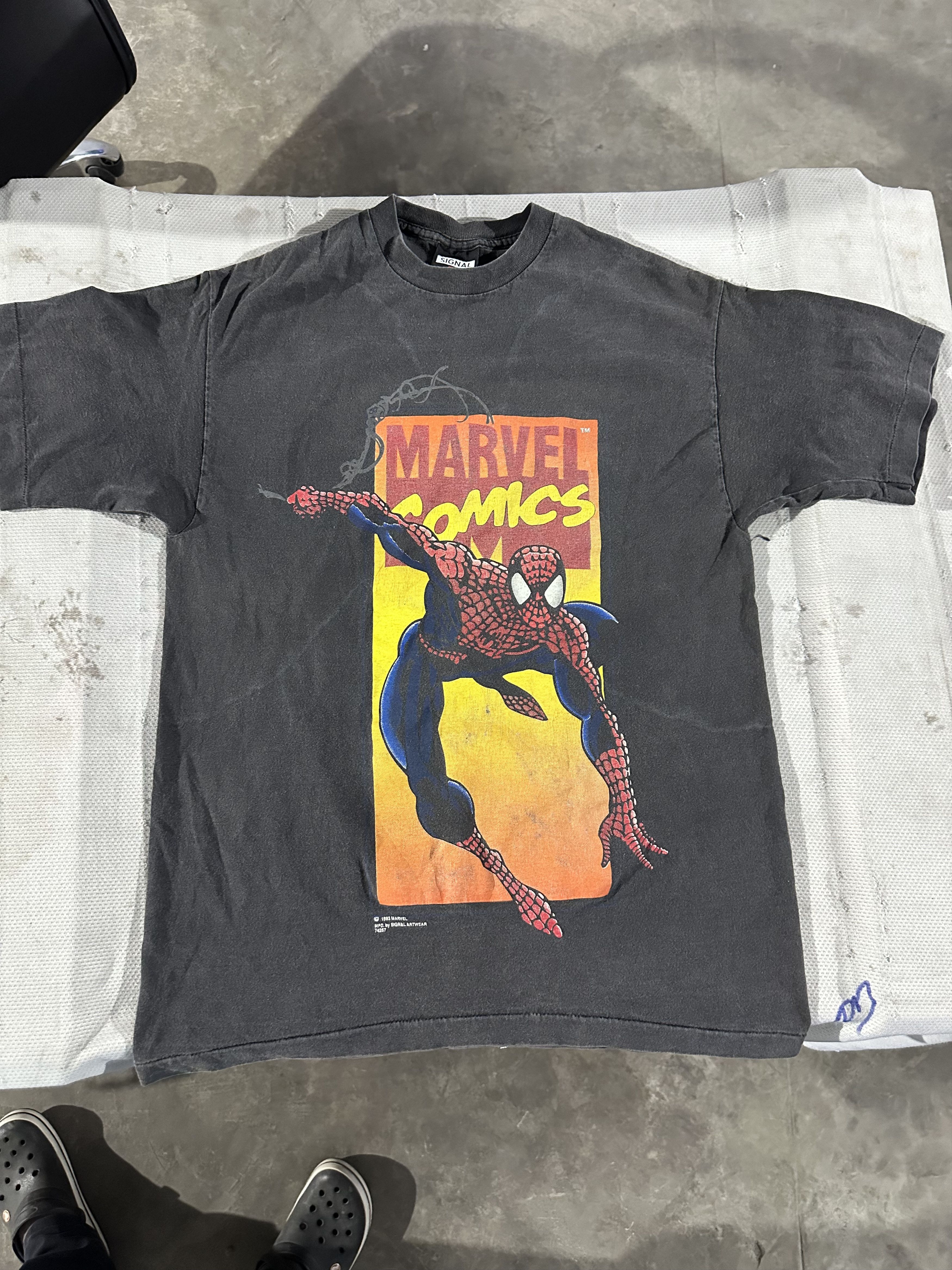 Marvel Comics 1993 vintage Marvel Comics Spider-Man T-shirt Size US M / EU 48-50 / 2 - 1 Thumbnail