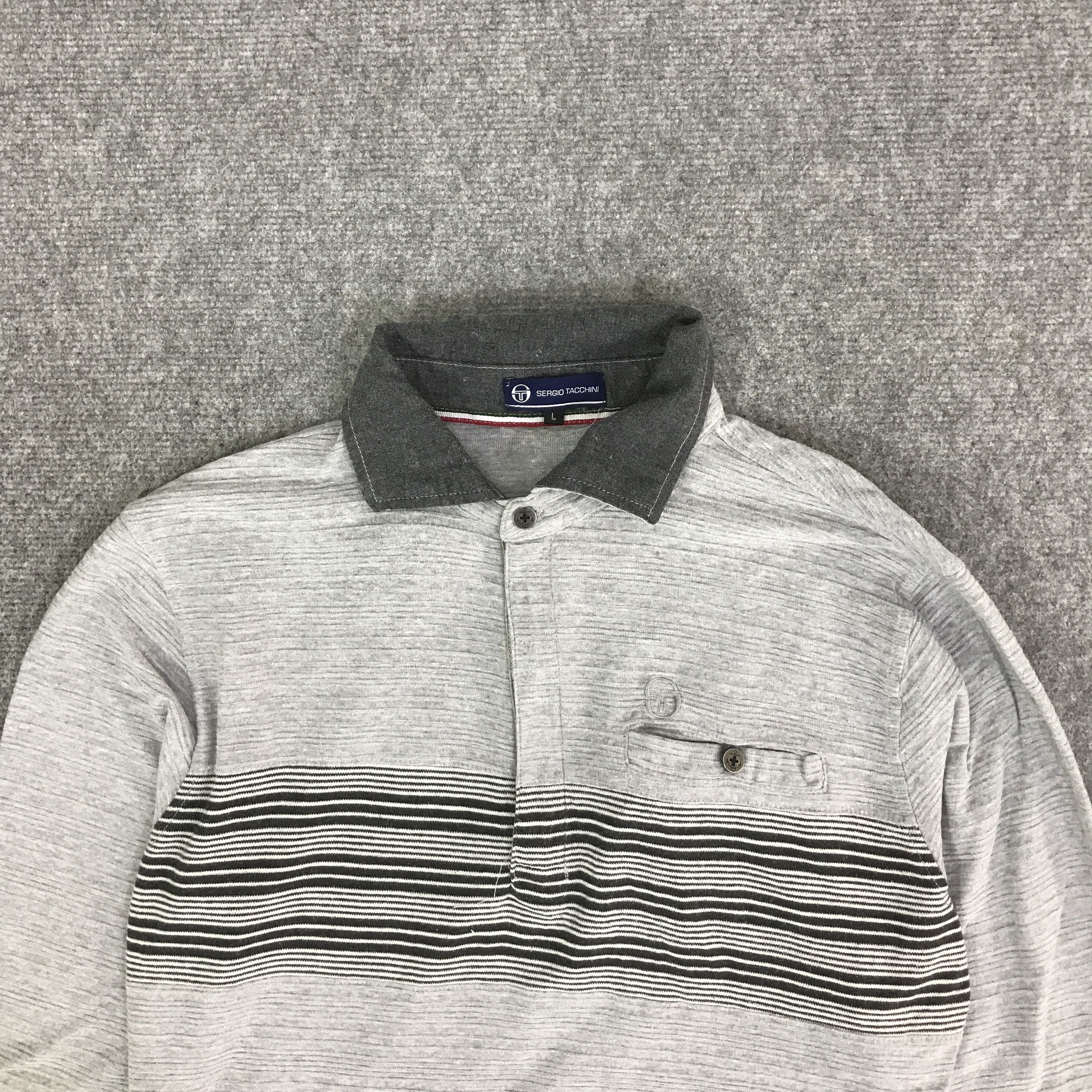 Sergio Tacchini SERGIO TACCHINI POLO T-SHIRT K117B2 Size US M / EU 48-50 / 2 - 2 Thumbnail