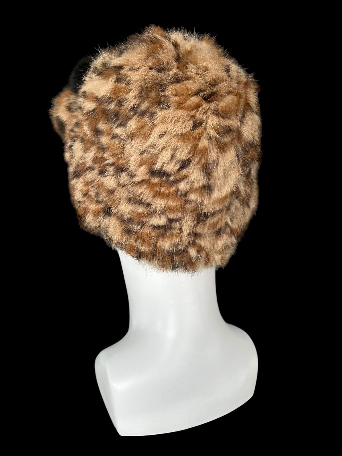 Japanese Brand × Kapital × Vintage Leopard Japanese Style Fur Beanie Hats 🎌☠️ Size ONE SIZE - 3 Thumbnail