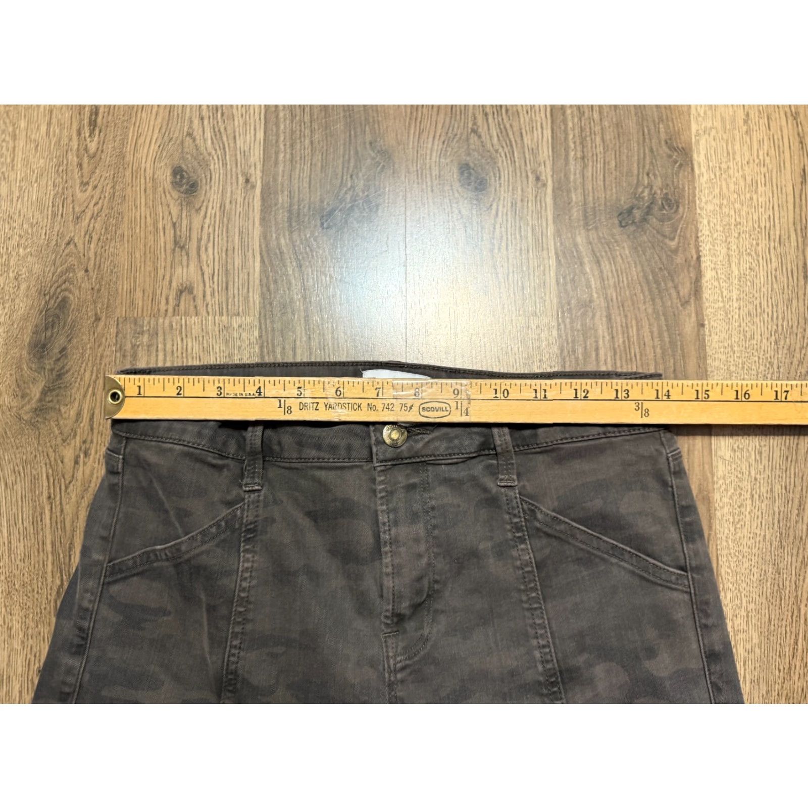 Pistola Pistola Jeans Womens 29 Brown Skinny High Rise Dark Wash Jeans Size 29" - 7 Thumbnail