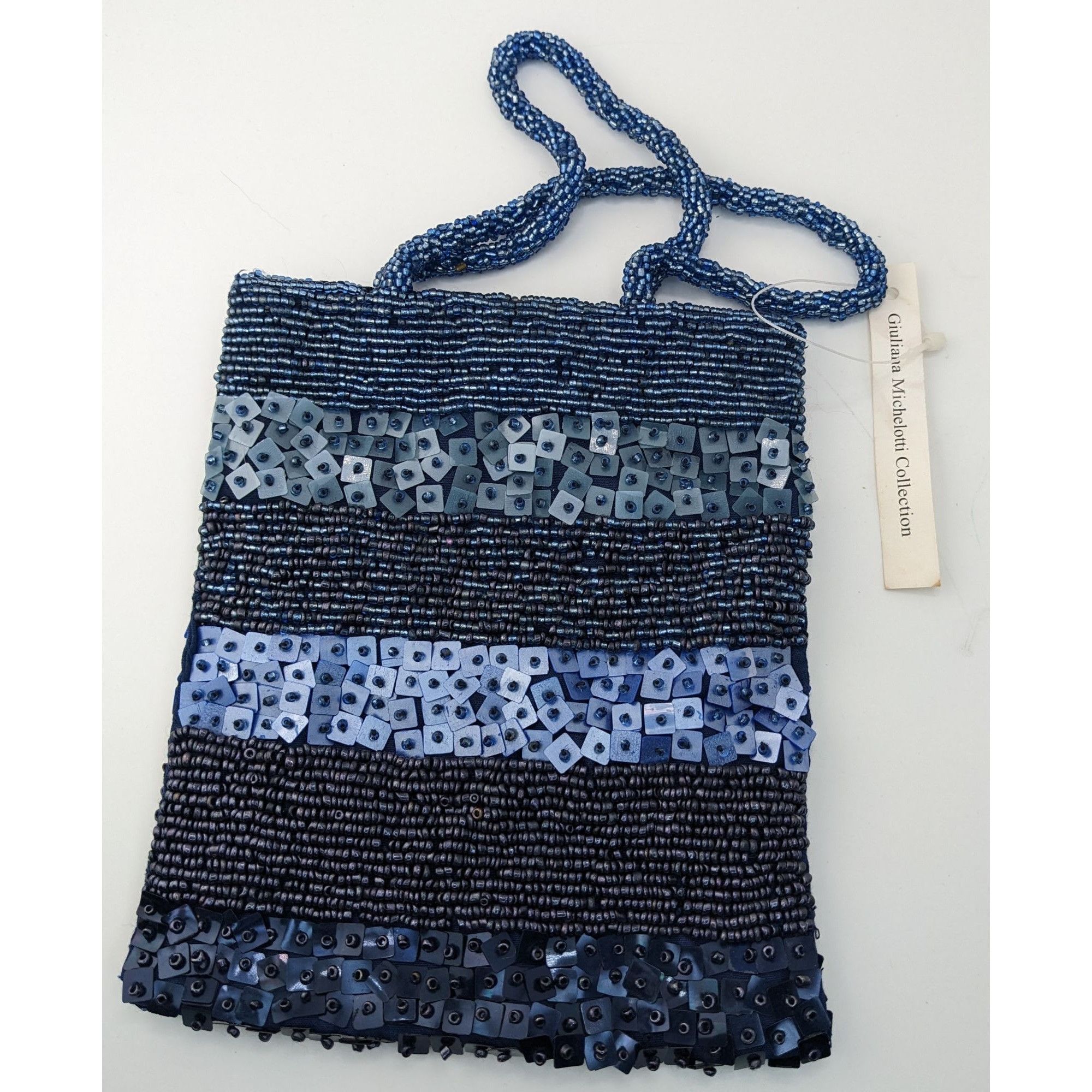 Other Hand-Beaded Blue Shoulder Bag By Giuliana Michelotti With Sn Size ONE SIZE - 5 Thumbnail