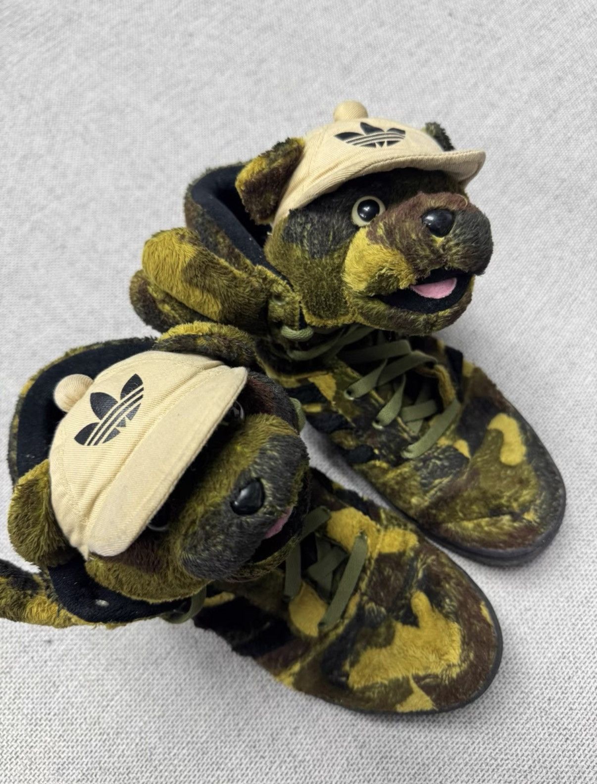 Adidas adidas Jeremy Scott Wings Bear, Brown Camo Bear K37 Size US 9.5 / EU 42-43 - 2 Thumbnail