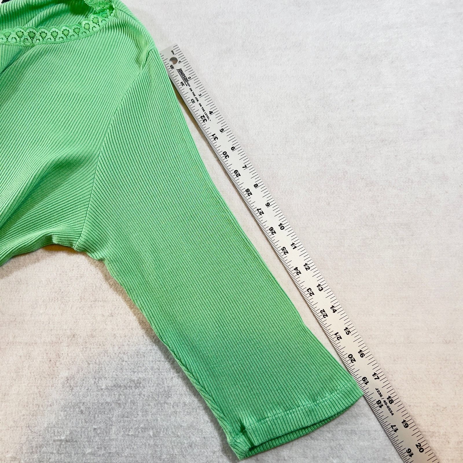 Other Button Up Top Carolyn Taylor Woman's XL Green Lace Trim Size XL / US 12-14 / IT 48-50 - 7 Thumbnail