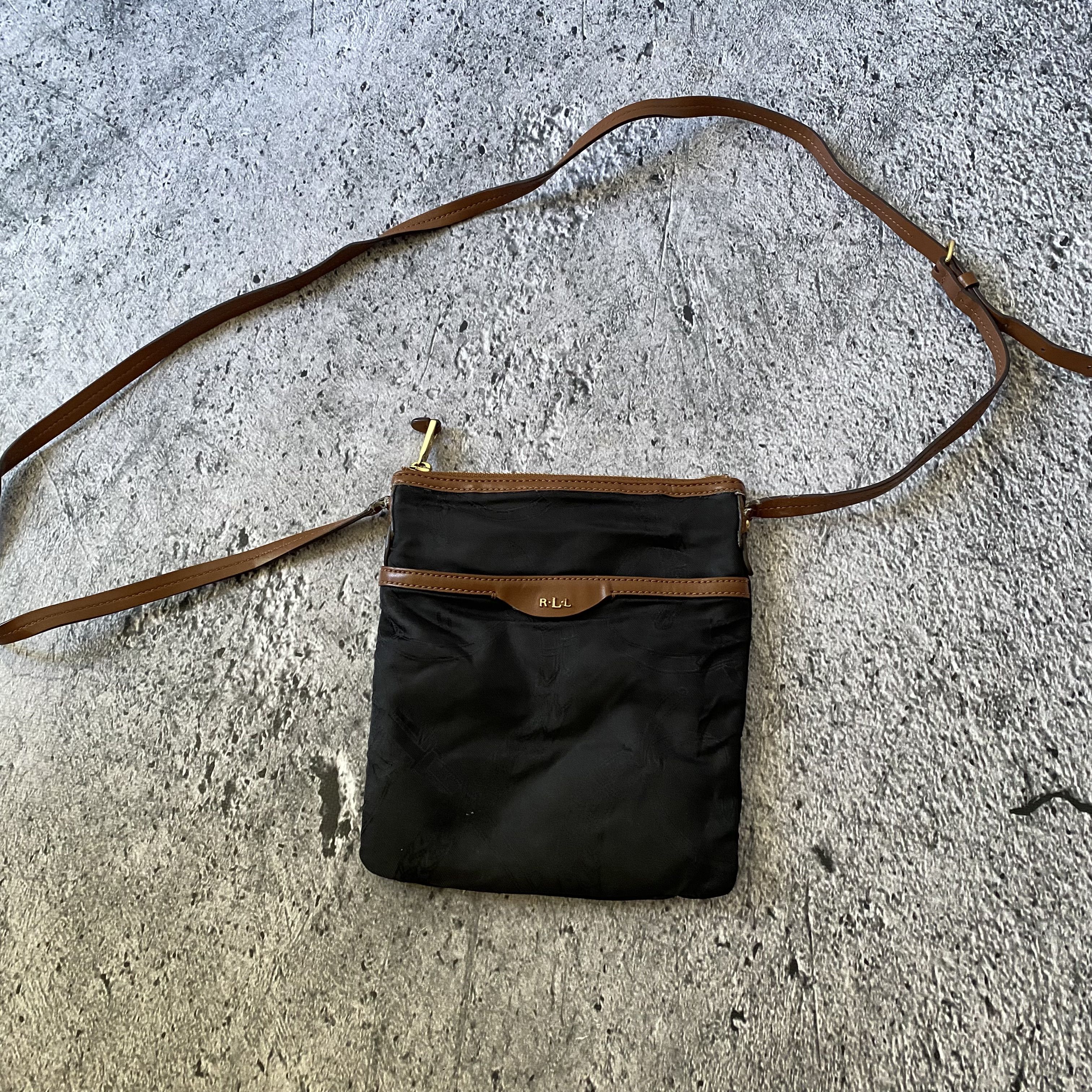 RRL Ralph Lauren × Vintage Ralph Lauren RLL Clutch Bag Black Size ONE SIZE - 1 Thumbnail