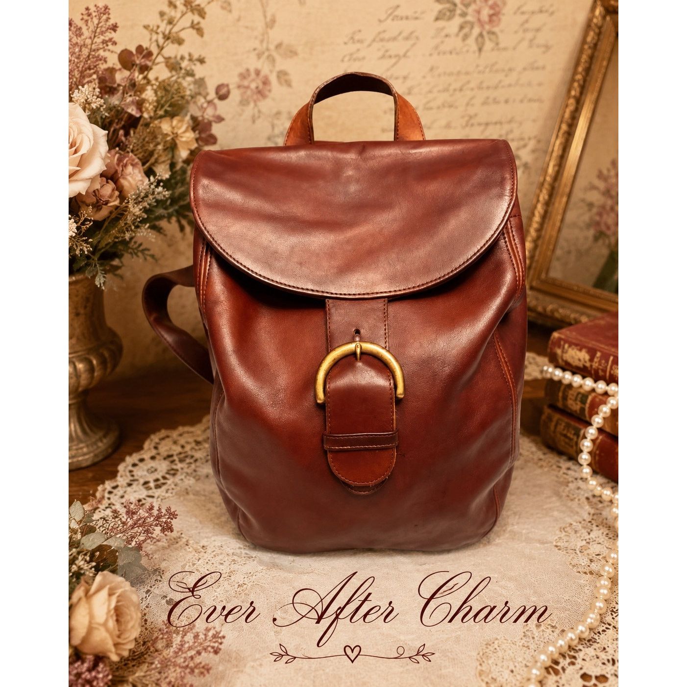 Coach Coach Brooke Backpack Brown Mahogany Leather Vintage Size ONE SIZE - 1 Thumbnail