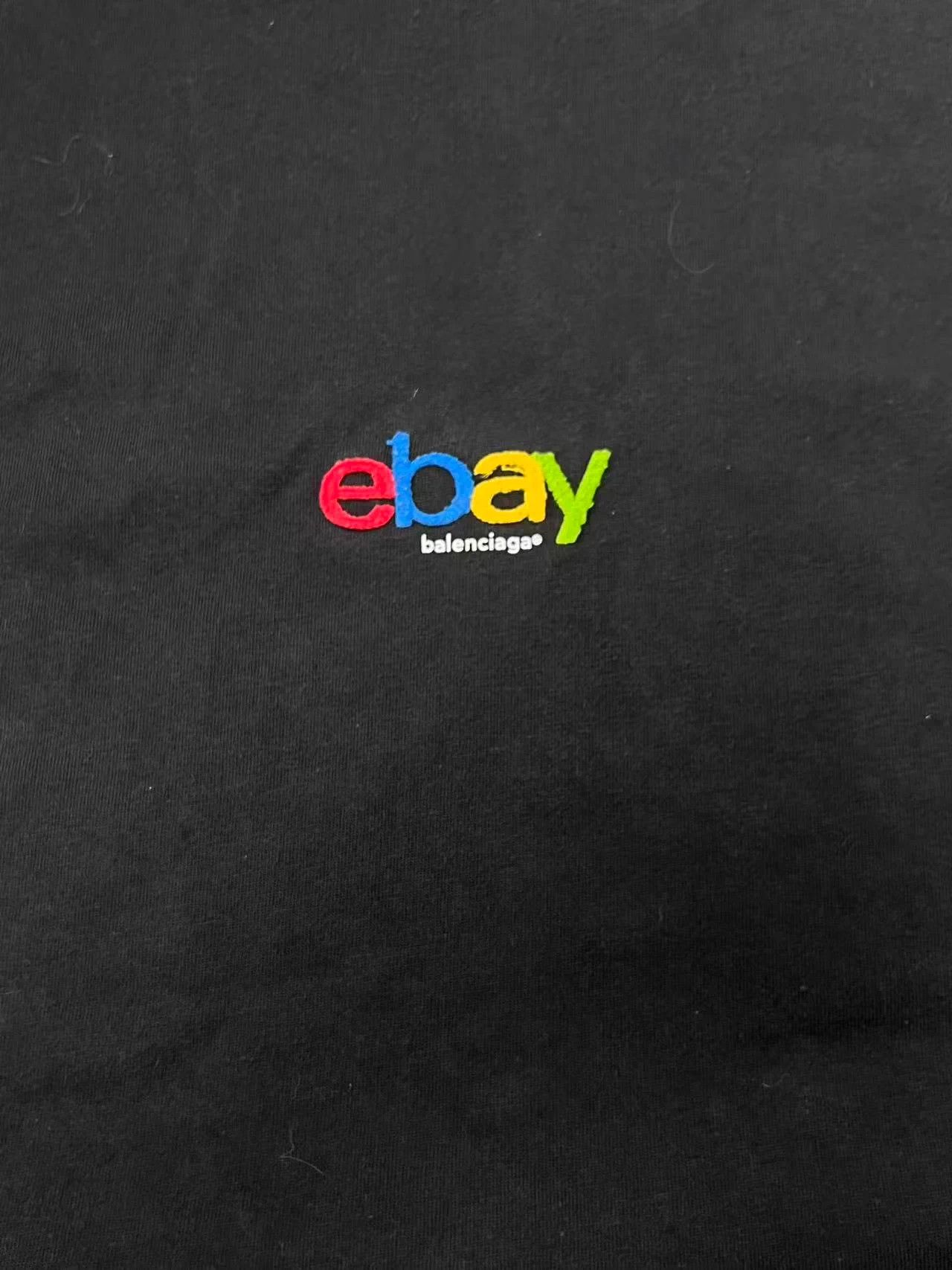 Balenciaga Balenciaga Logo Crew SS Oversize Unisex Black 2 Size US M / EU 48-50 / 2 - 3 Thumbnail