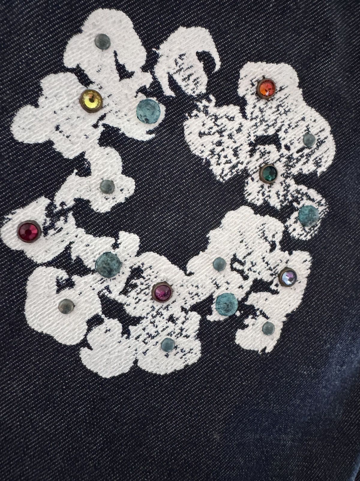 DENIM TEARS Denim Tears Rhinestone Cotton Wreath Raw Selvedge Size US 34 / EU 50 - 5 Thumbnail