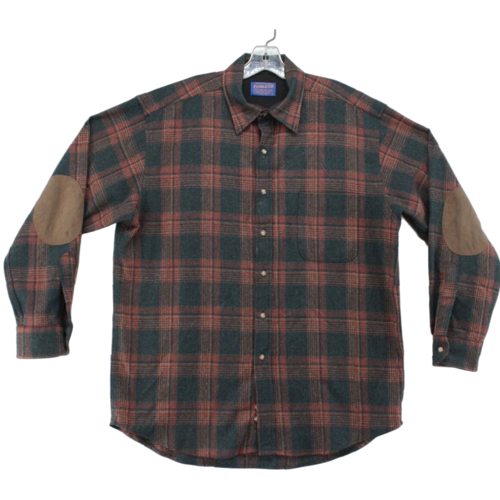 Pendleton VTG Pendleton Shirt Mens Large Wool Plaid Suede Elbow Patches Cabincore Gorpcore Shirt Mens Large Wool Plaid Suede Elbow Patches Cabincore Gorpcore Size US L / EU 52-54 / 3 - 1 Thumbnail