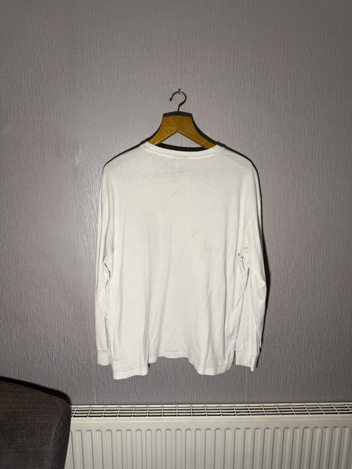 H&M White Long sleeve joker t shirt Size US L / EU 52-54 / 3 - 2 Thumbnail