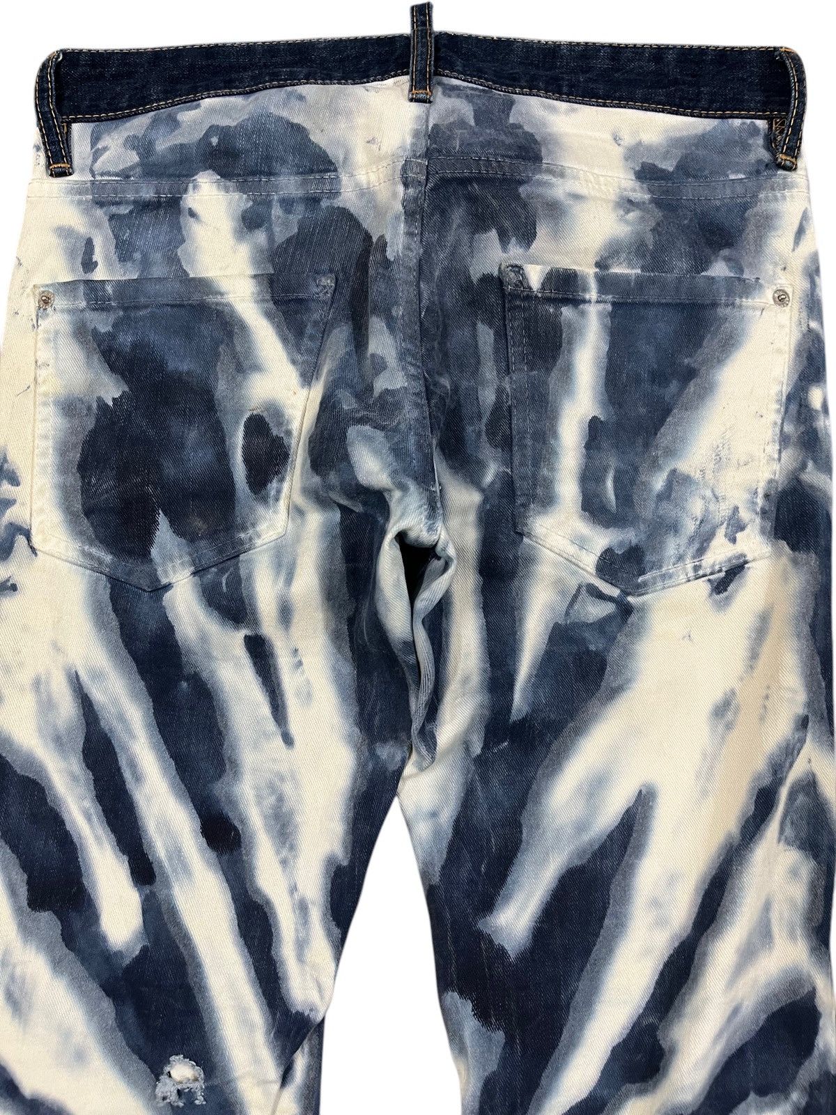 Dsquared2 Vintage Dsquared2 Tie Dye Acid Wash Denim Size US 30 / EU 46 - 6 Thumbnail