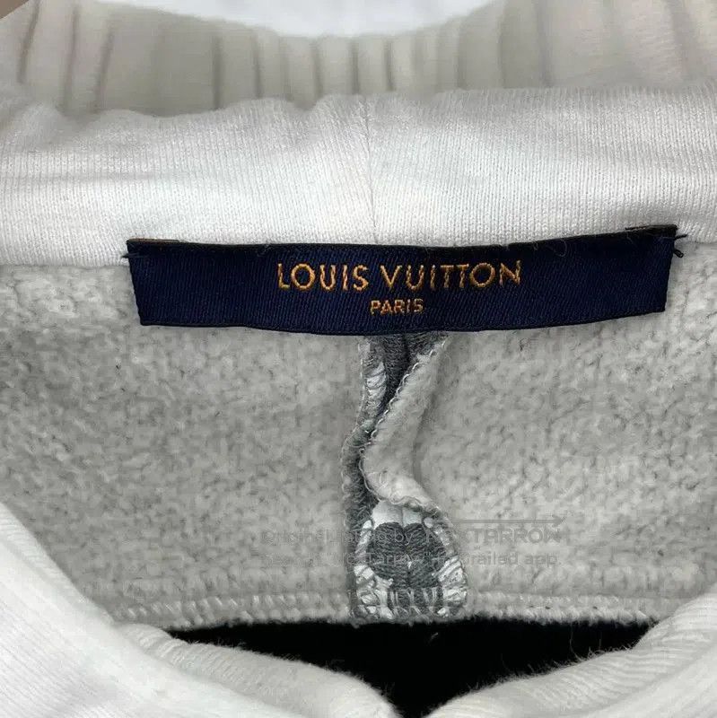 Louis Vuitton White Men's Hoodie .