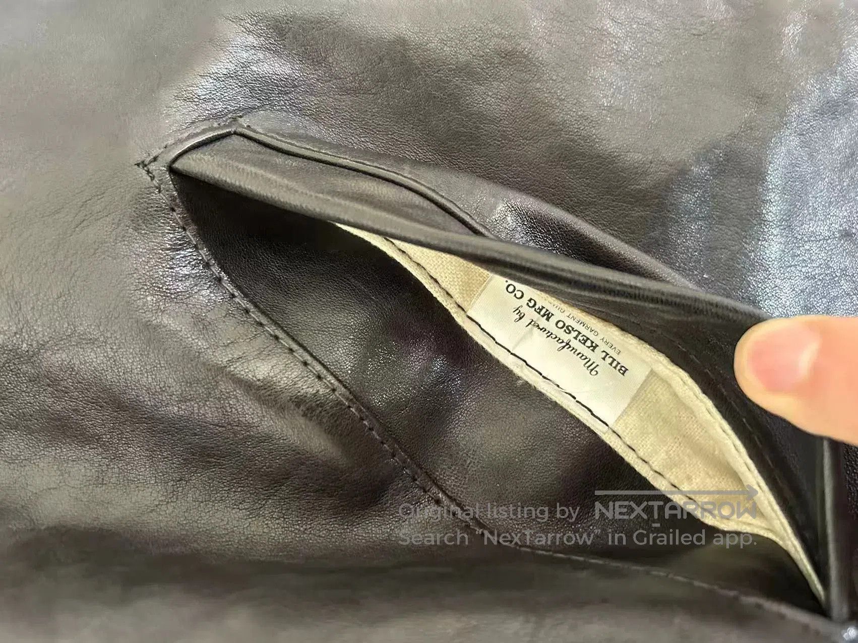 Japanese Brand Bill Kelso Custom Leather Jacket. Size US M / EU 48-50 / 2 - 9 Thumbnail